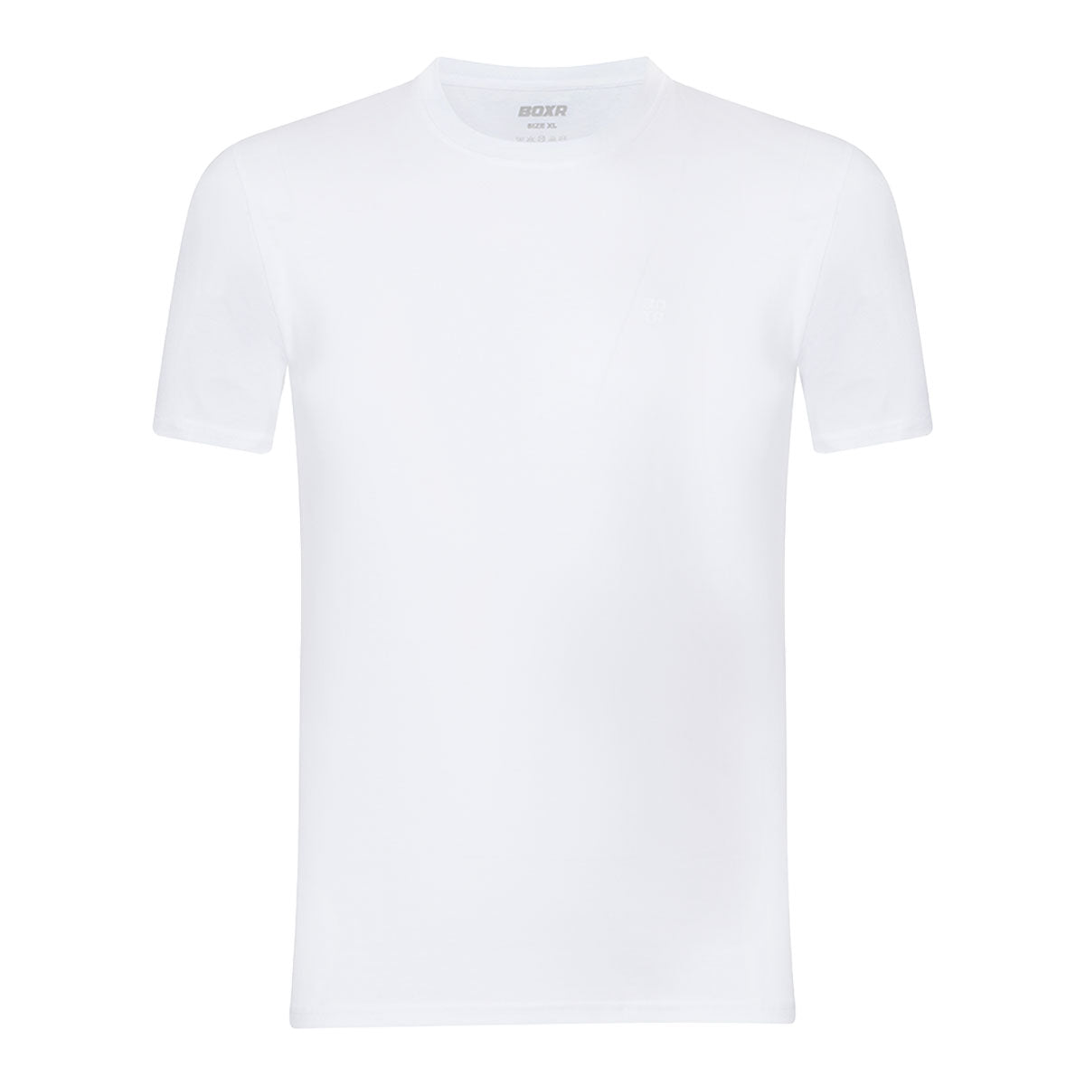 BOXR | Camisetas Casuales de Bambú - Pack de 1 - Blanco