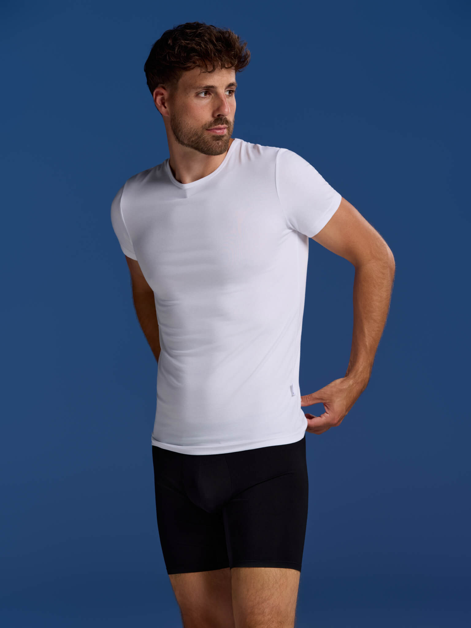 BOXR | Camiseta De Bambú - Pack de 2 - Blanco