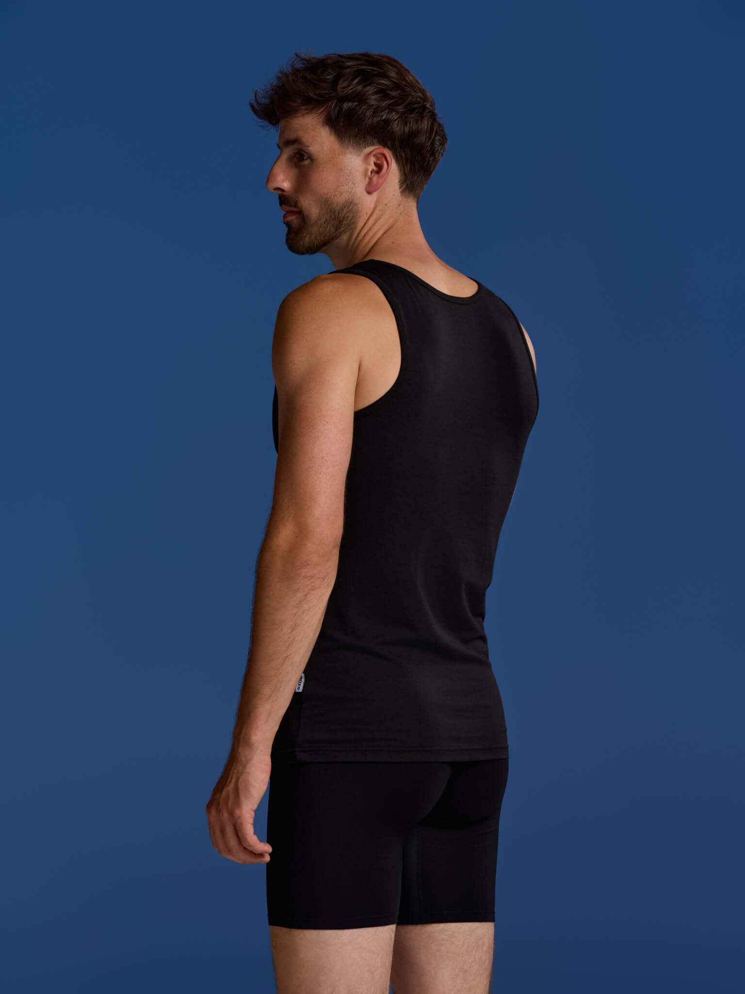BOXR | Camiseta De Tirantes De Bambú - Pack de 2 - Negro
