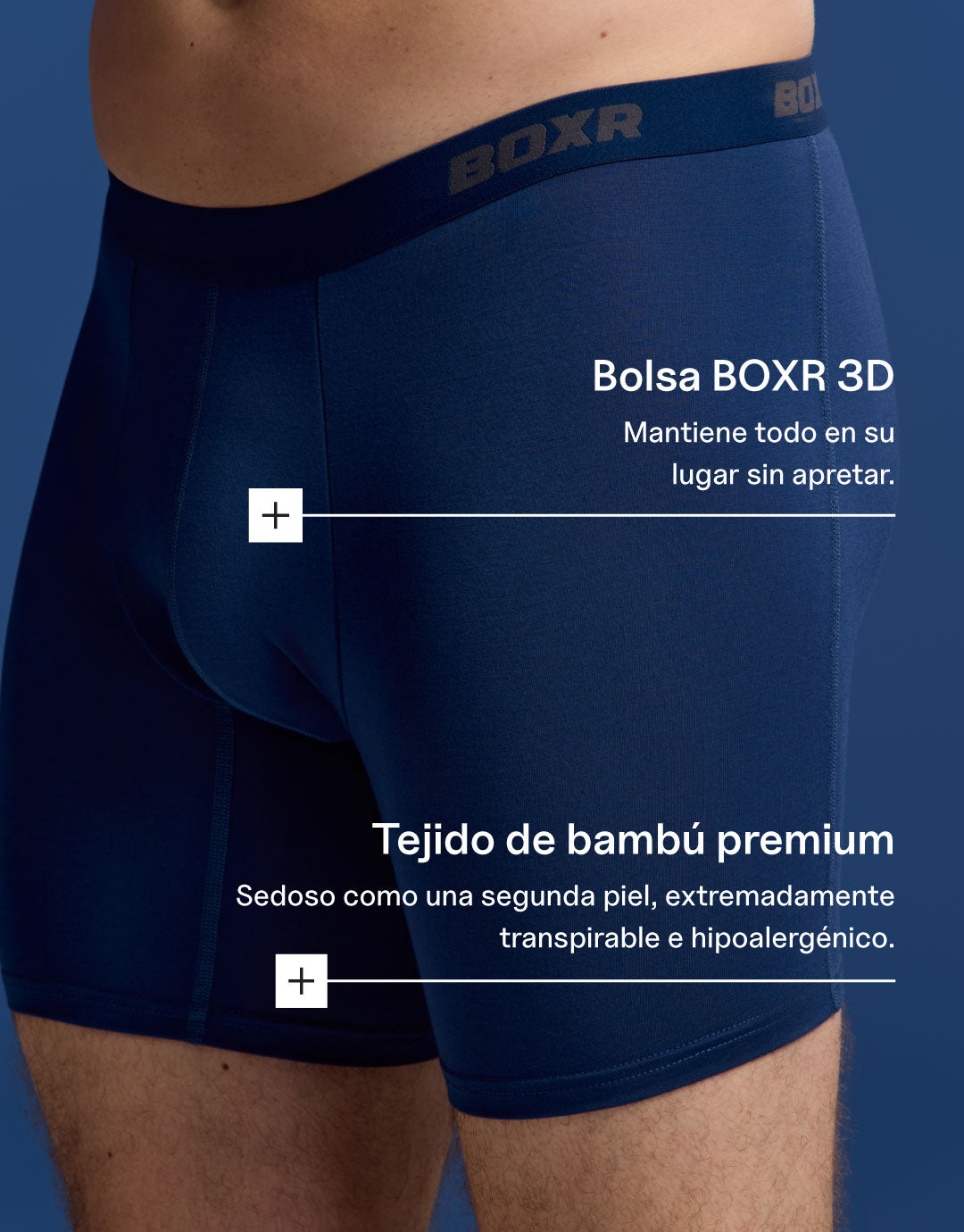 BOXR | Bóxers de Bambú Pro - Pack de 3 - Originales