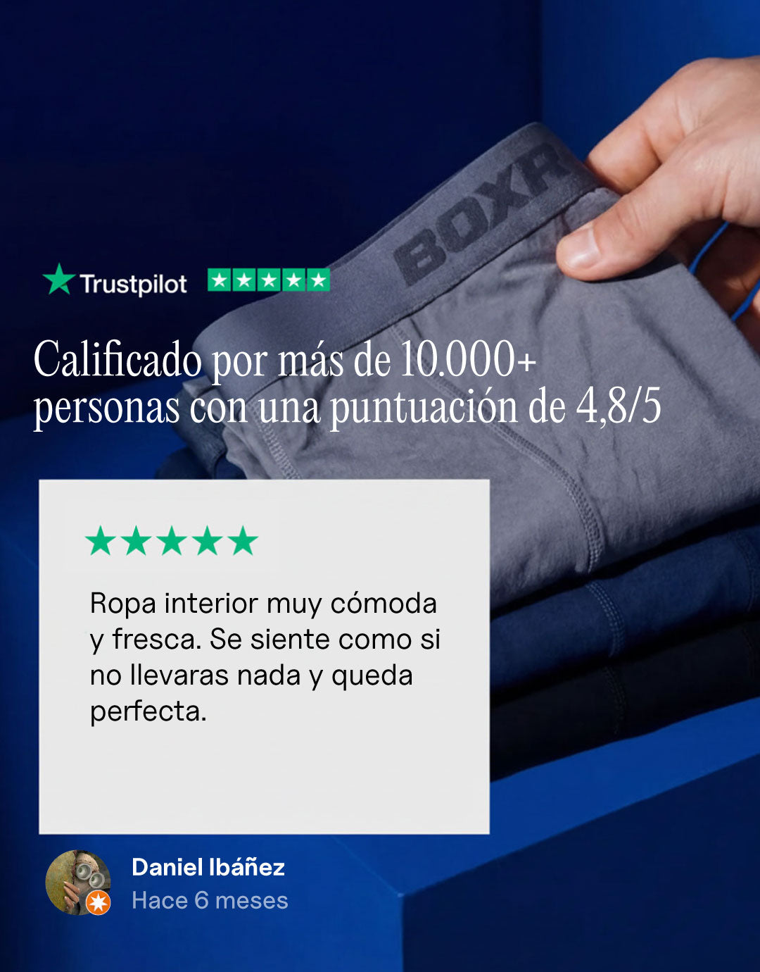 BOXR | Bóxers de Bambú Pro - Pack de 3 - Originales