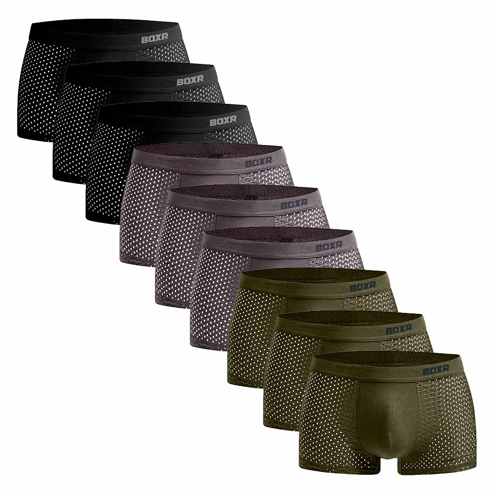 BOXR | Boxers De Bambú 2.0 - Pack de 9 - Vibras del Bosque
