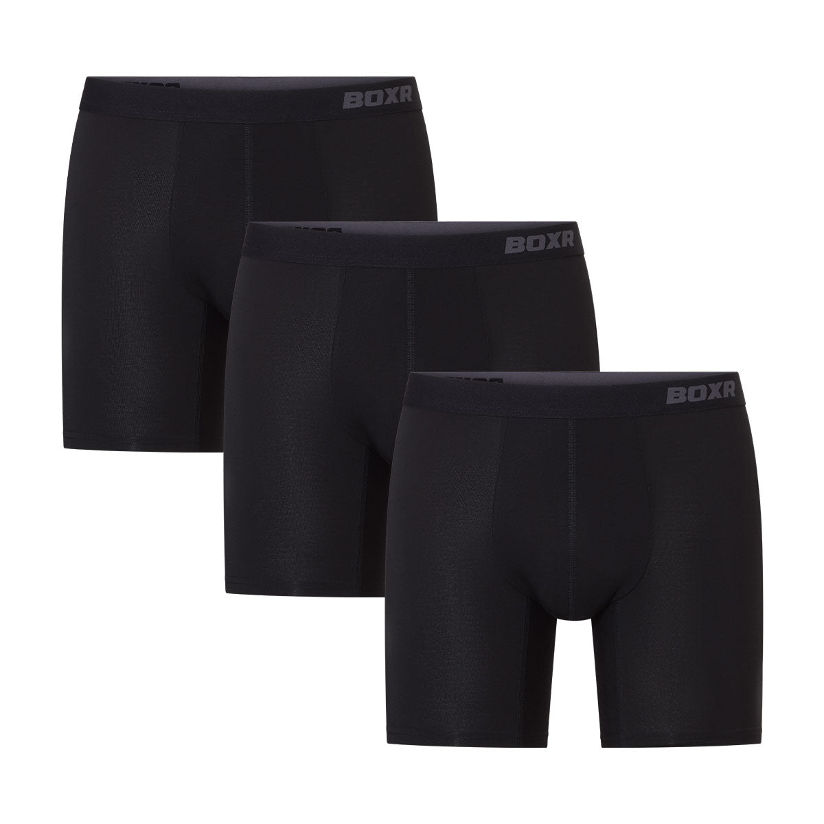 BOXR | Bóxers de Bambú Pro - Pack de 3 - Negro