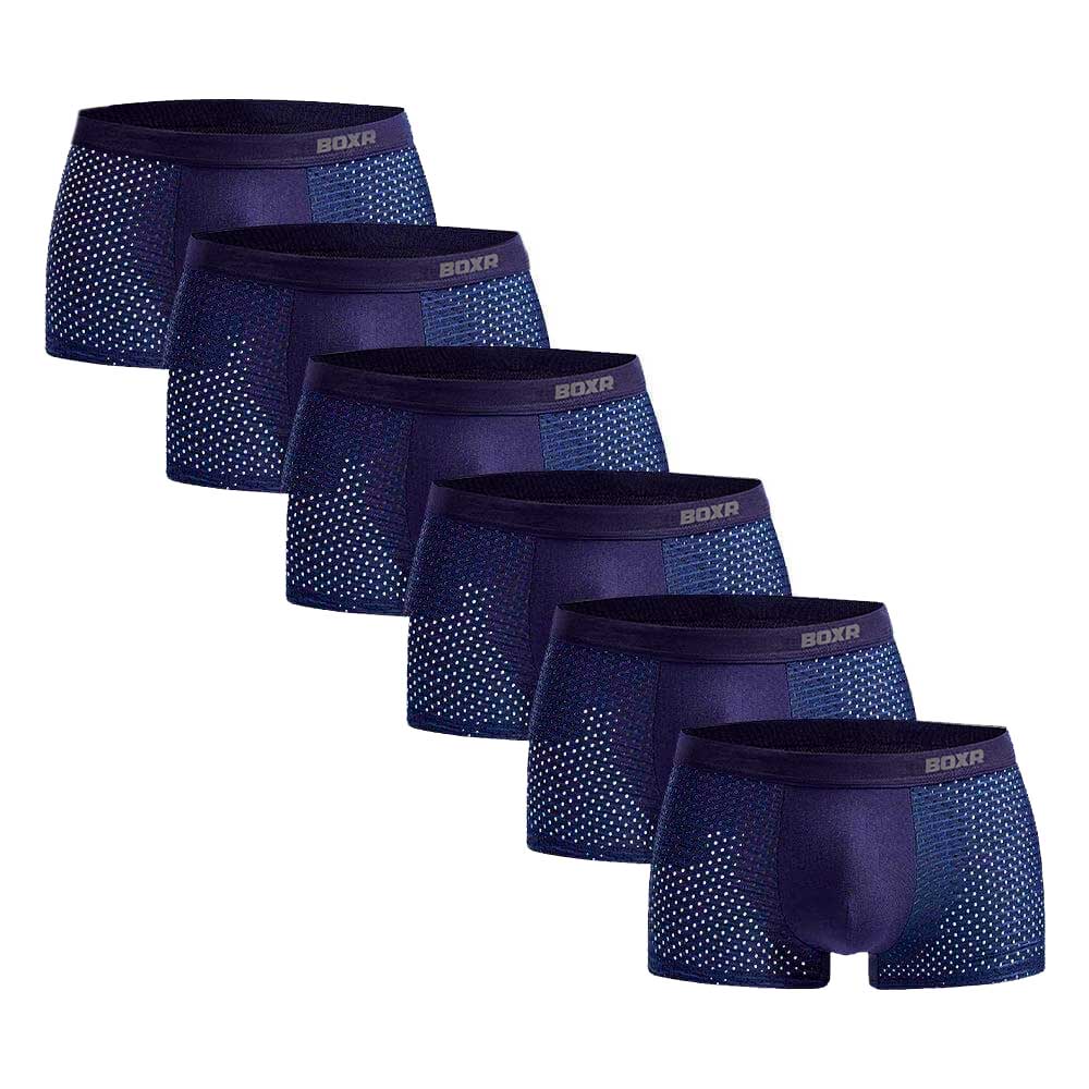 BOXR | Boxers De Bambú 2.0 - Pack de 6 - Azul