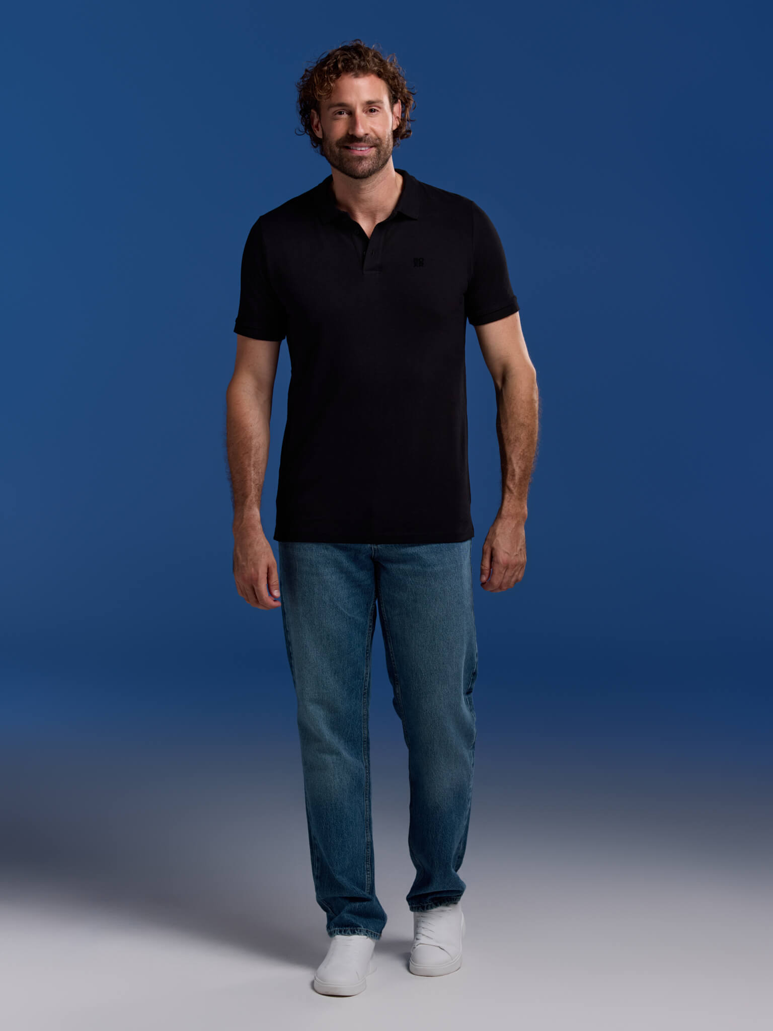 BOXR | Polo de bambú Negro