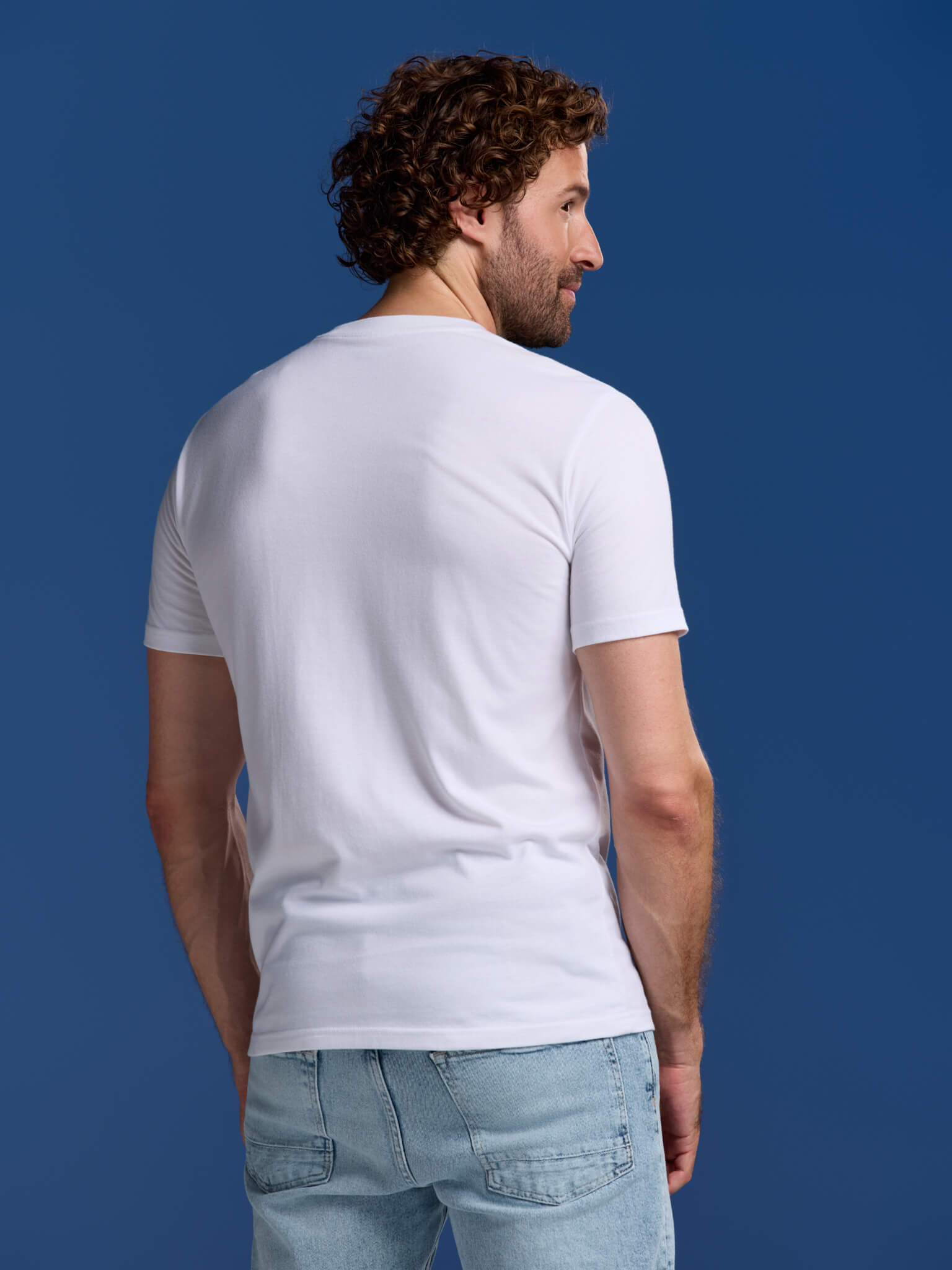 BOXR | Camisetas Casuales de Bambú - Pack de 10 - Blanco