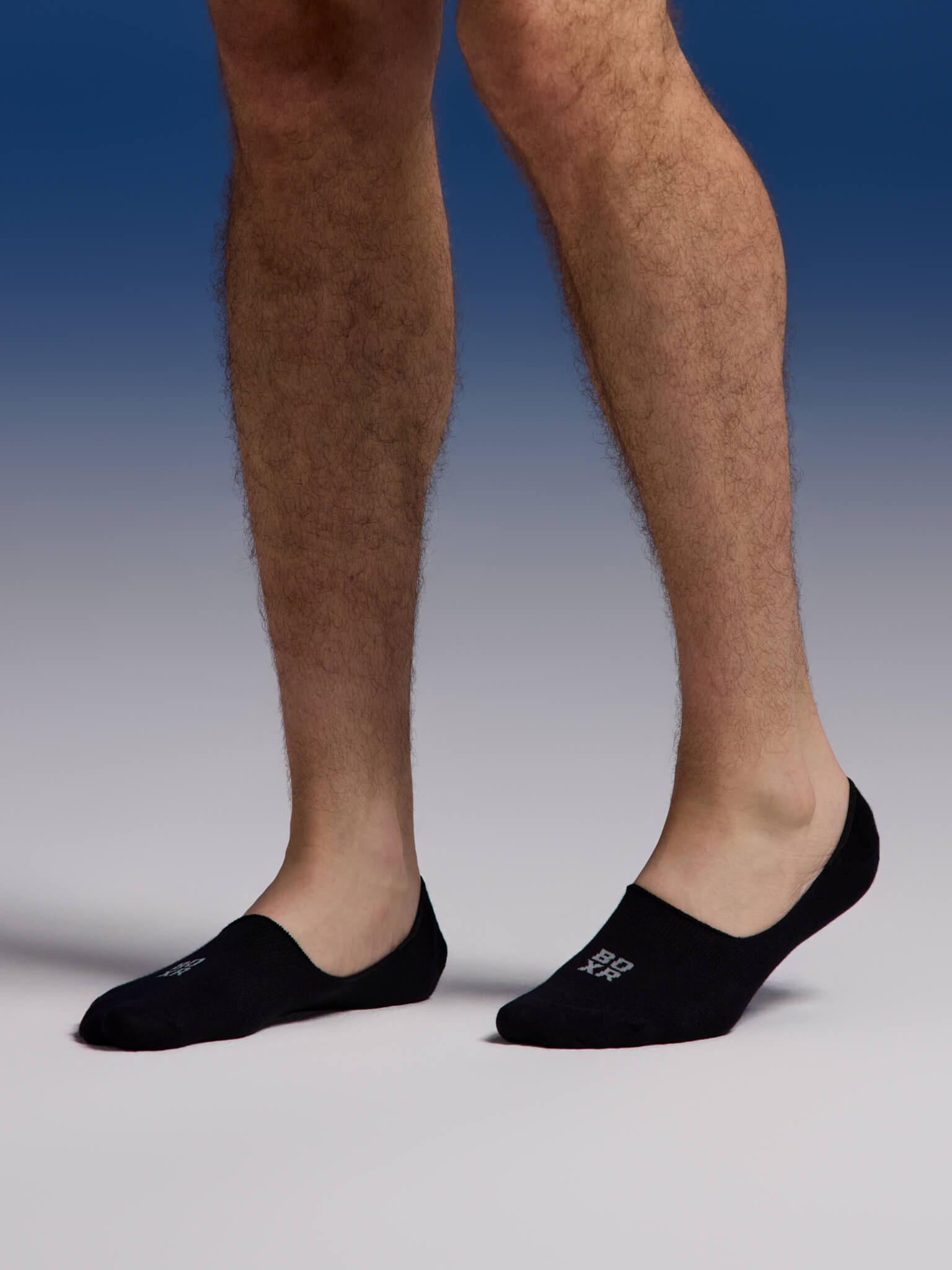 BOXR | Pack De 4 Pies De Bambú Calcetines Bajos Negro