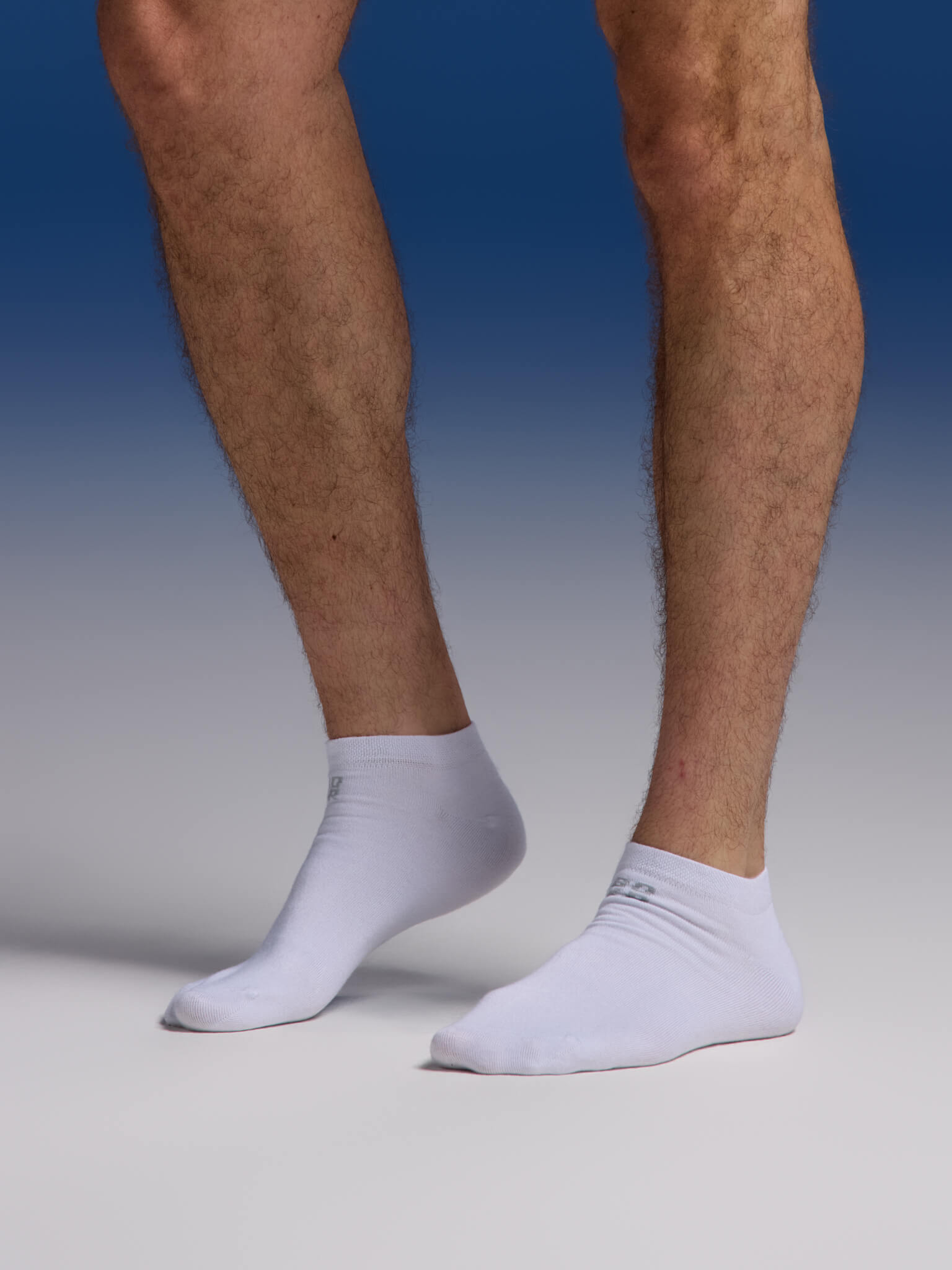 BOXR | Calcetines Tobilleros De Bambú - Pack de 4 - Blanco