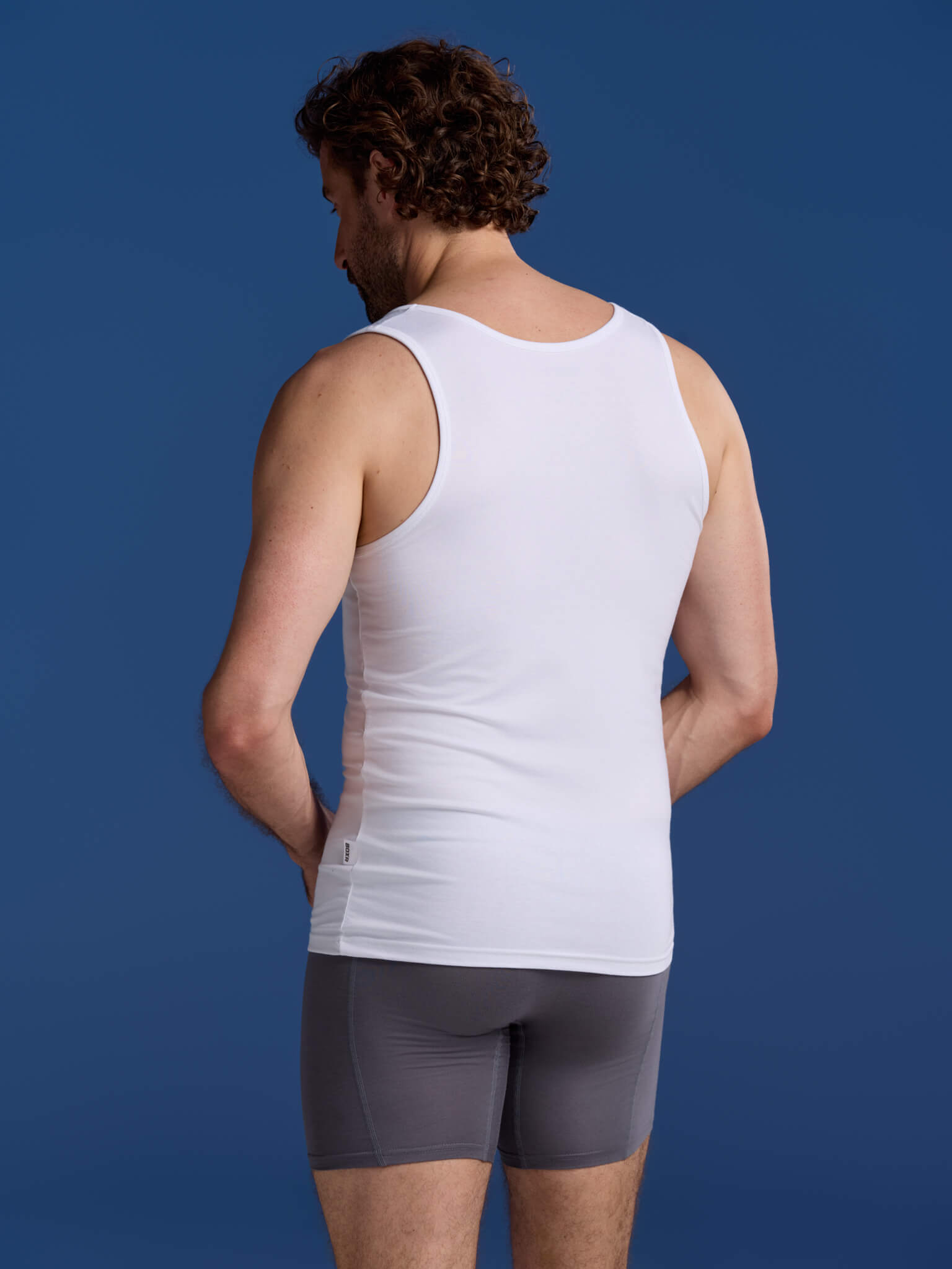 BOXR | Camiseta De Tirantes De Bambú - Pack de 4 - Blanco