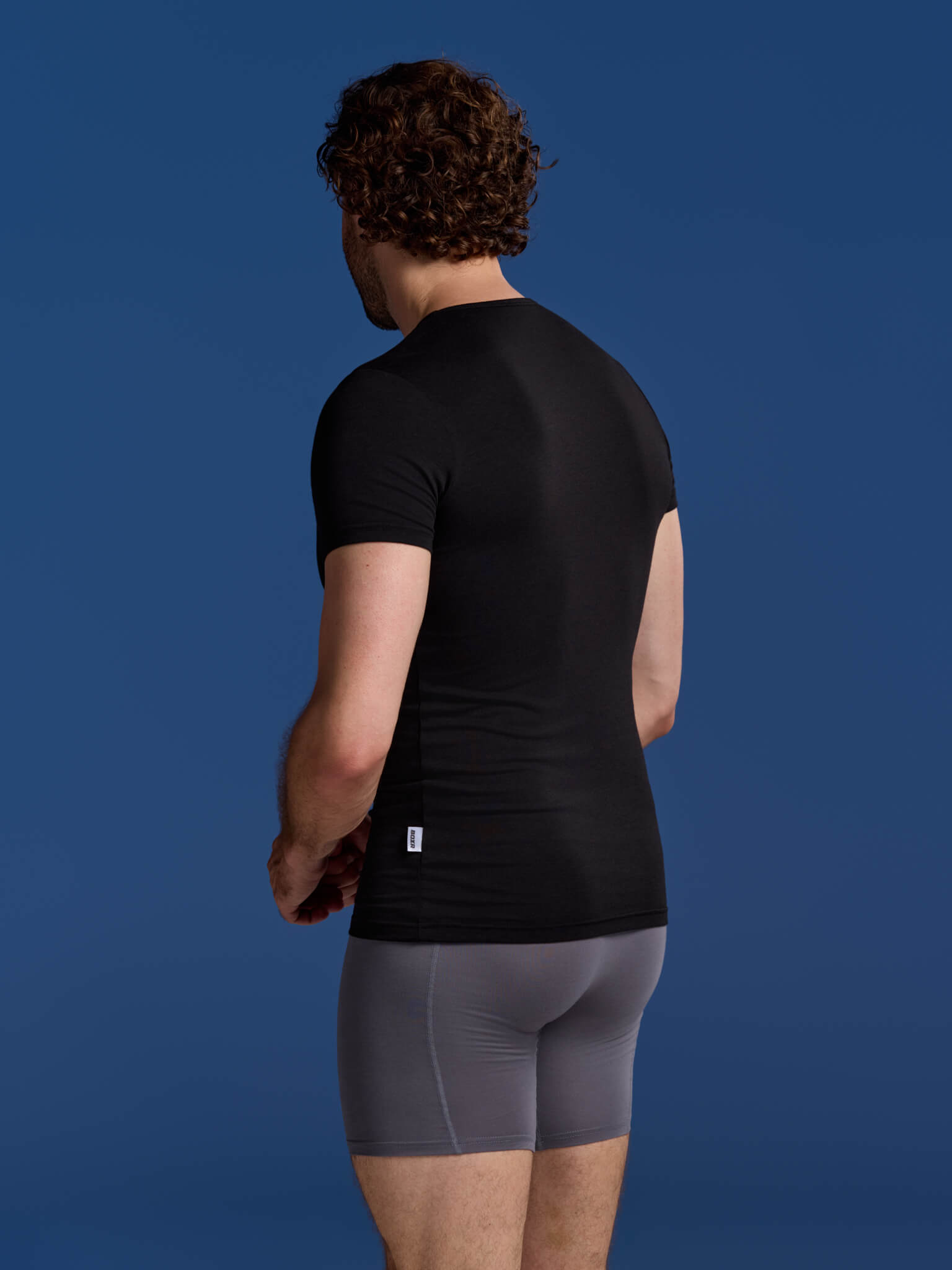 BOXR | Camiseta De Bambú - Pack de 2 - Negro