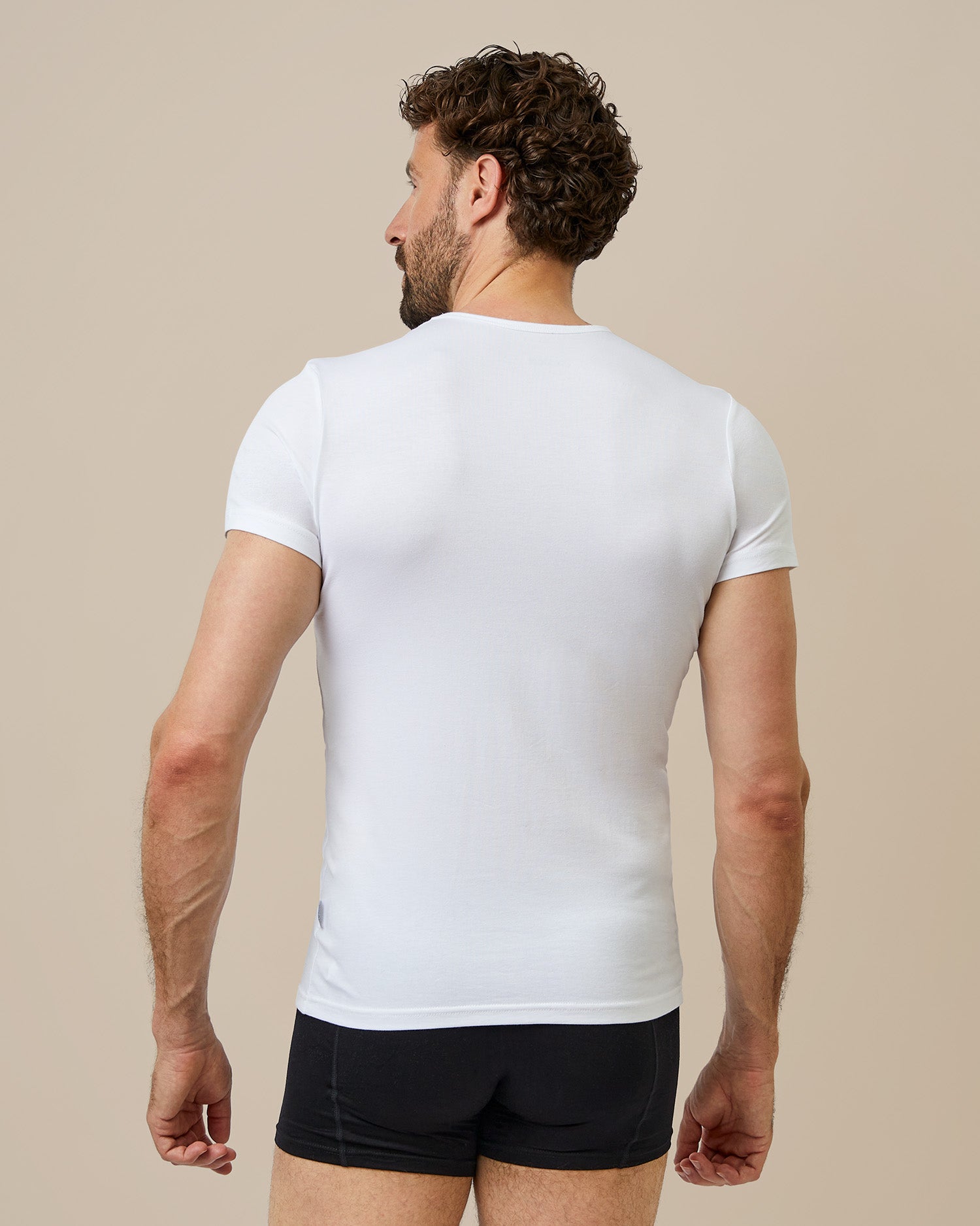 BOXR | Camiseta De Bambú - Pack de 2 - Blanco