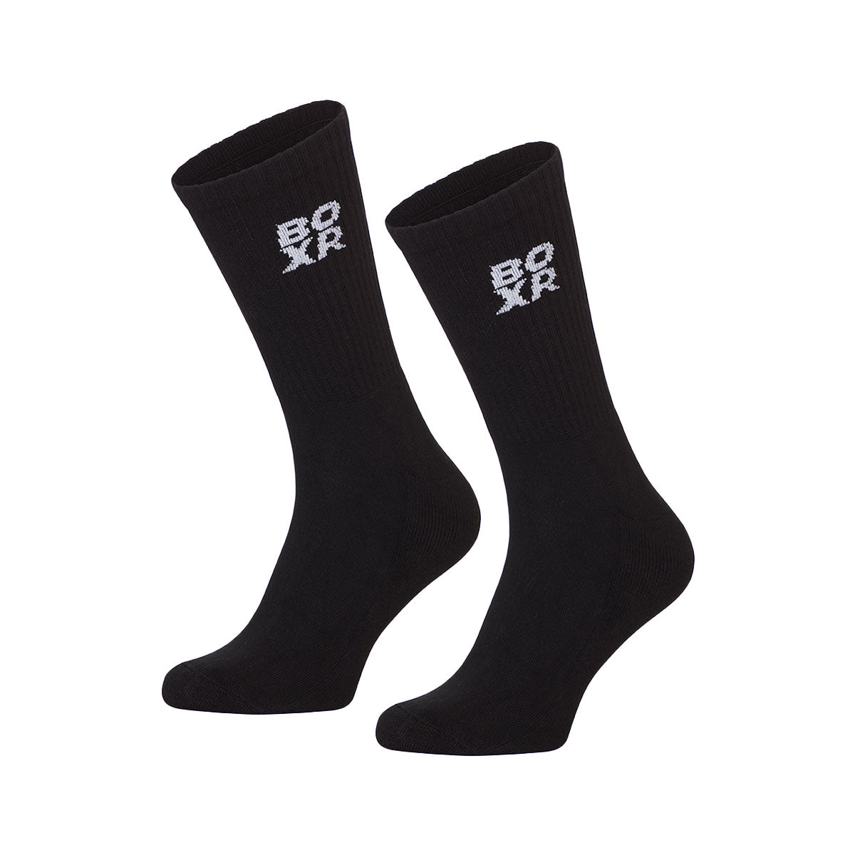 BOXR | Calcetines Deportivos de Bambú 2-Pack Negro