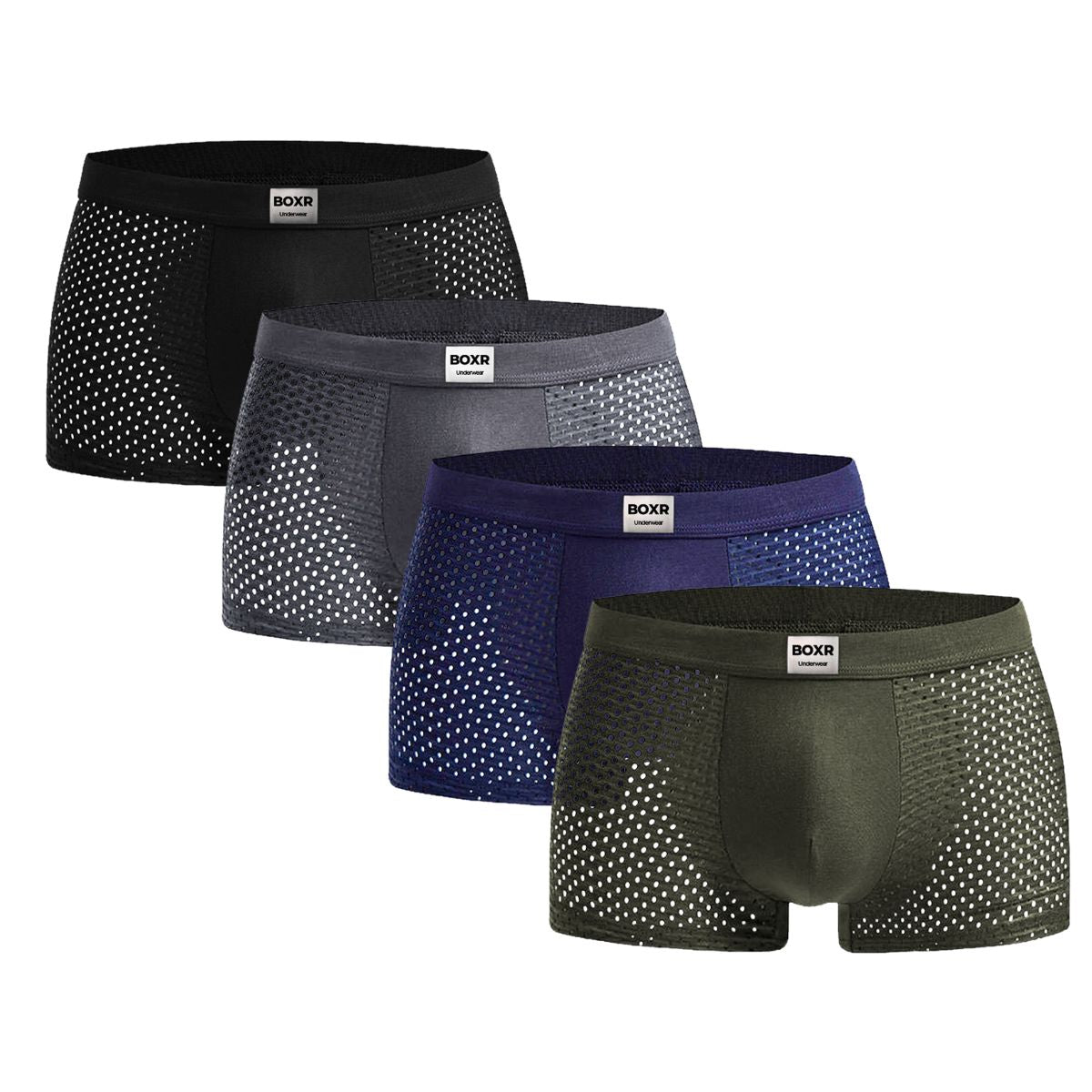 BOXR | Boxers De Bambú - Pack de 4 - Multicolor