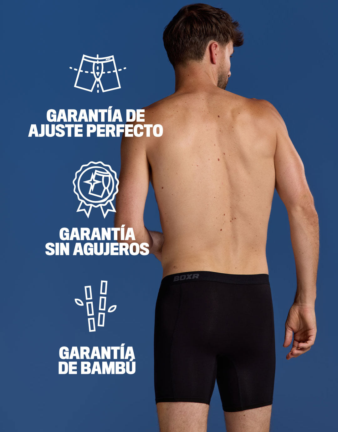 BOXR | Bóxers de Bambú Pro - Pack de 3 - Originales
