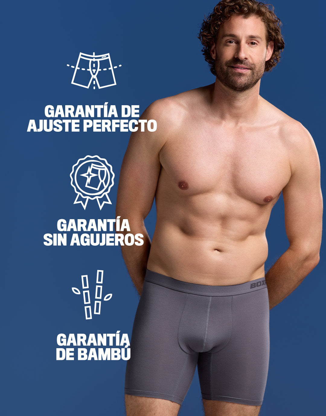 BOXR | Bóxers de Bambú Pro - Pack de 3 - Originales