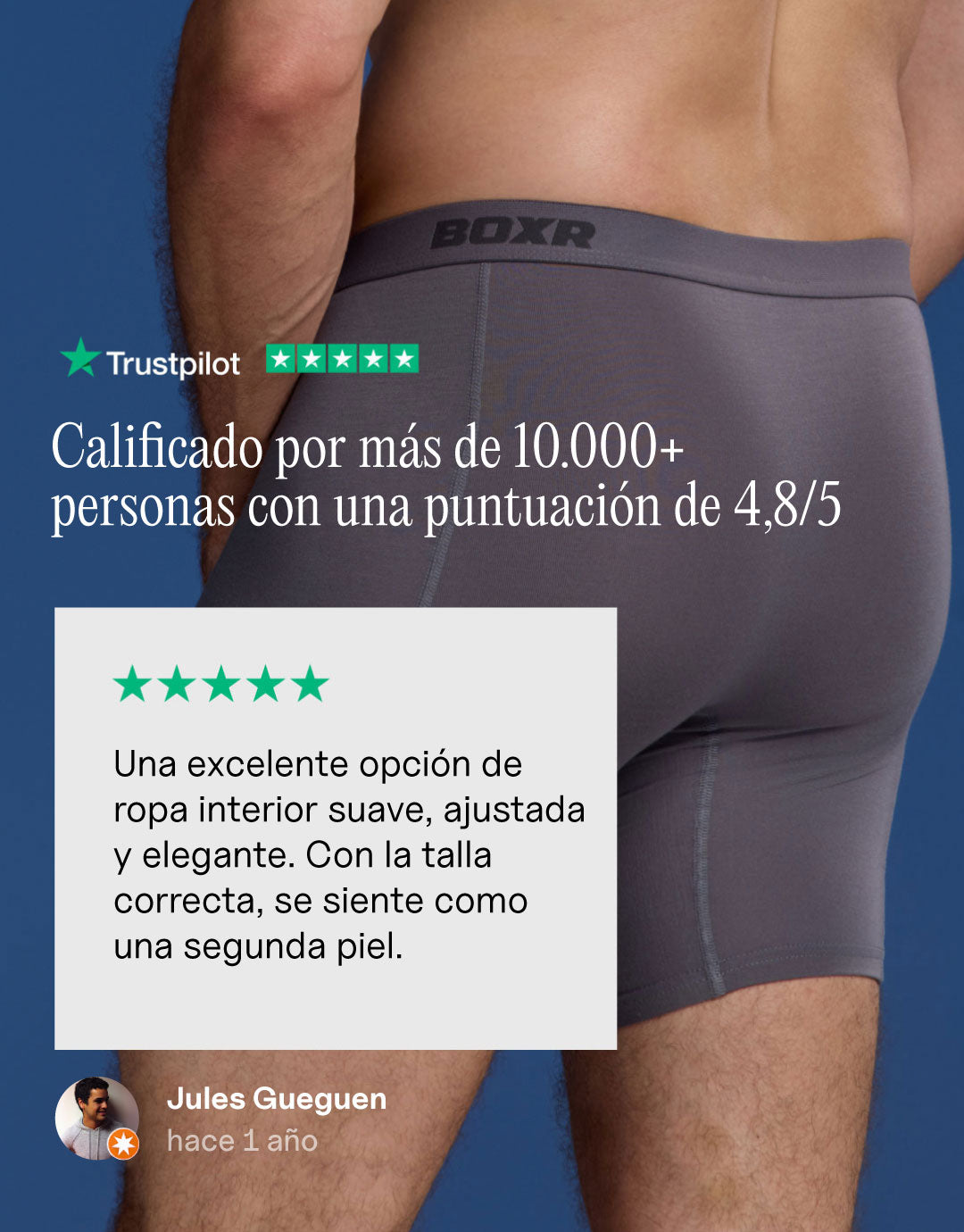 BOXR | Bóxers de Bambú Pro - Pack de 3 - Originales