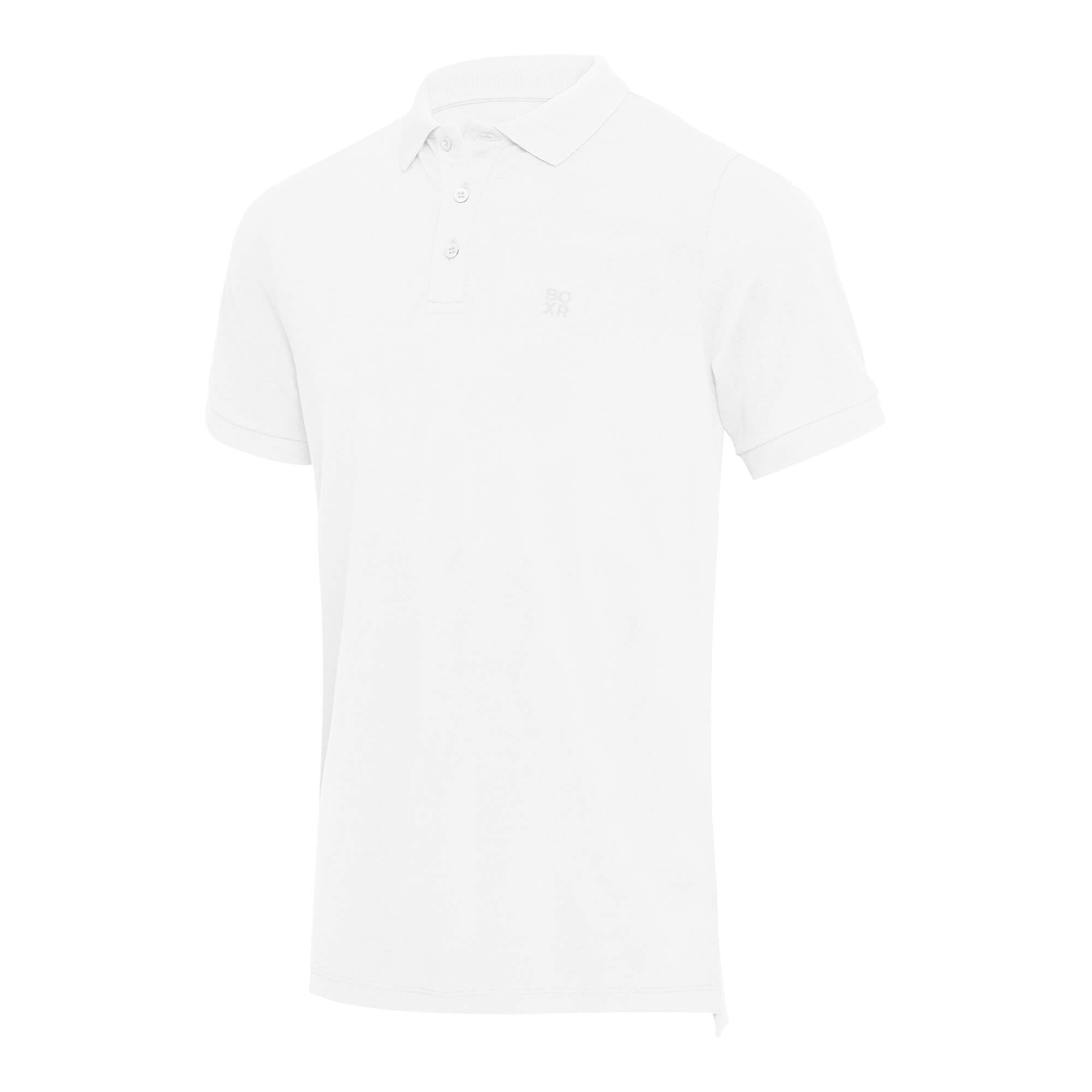 BOXR | Polo de bambú Blanco