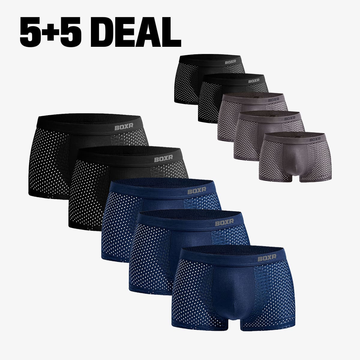 Bóxers de Bambú Original 5+5 GRATIS