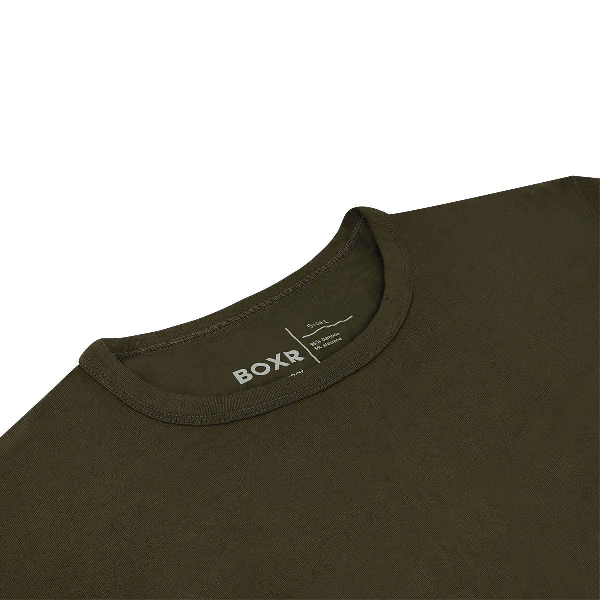 BOXR | Camiseta De Bambú - Pack de 2 - Verde Oliva