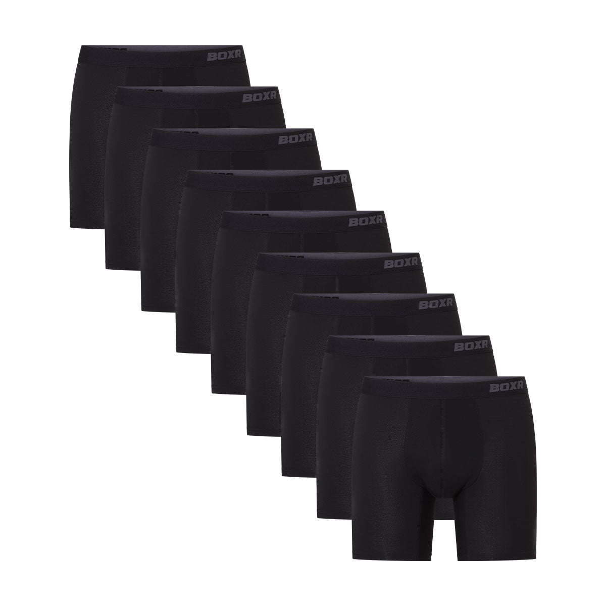 BOXR | Bóxers de Bambú Pro - Pack de 9 - Negro