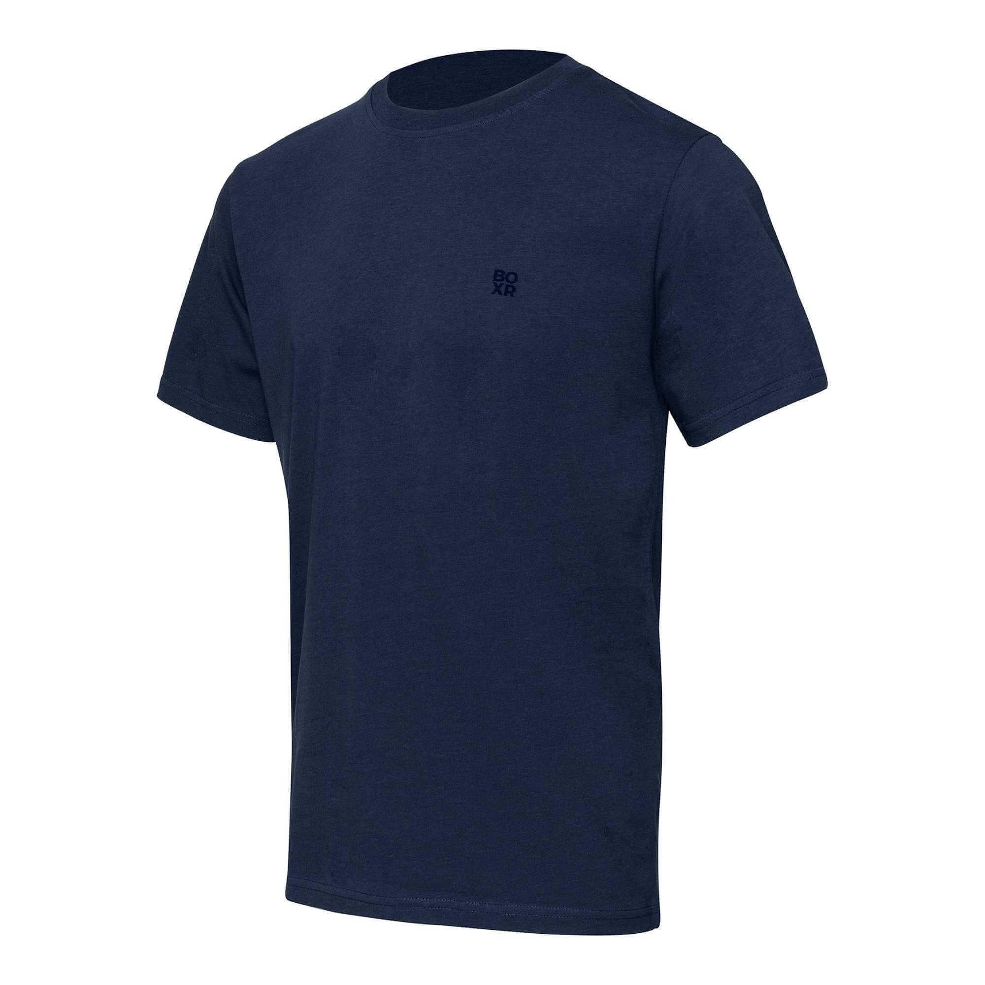 BOXR | Camisetas Casuales de Bambú - Pack de 1 - Azul Marino