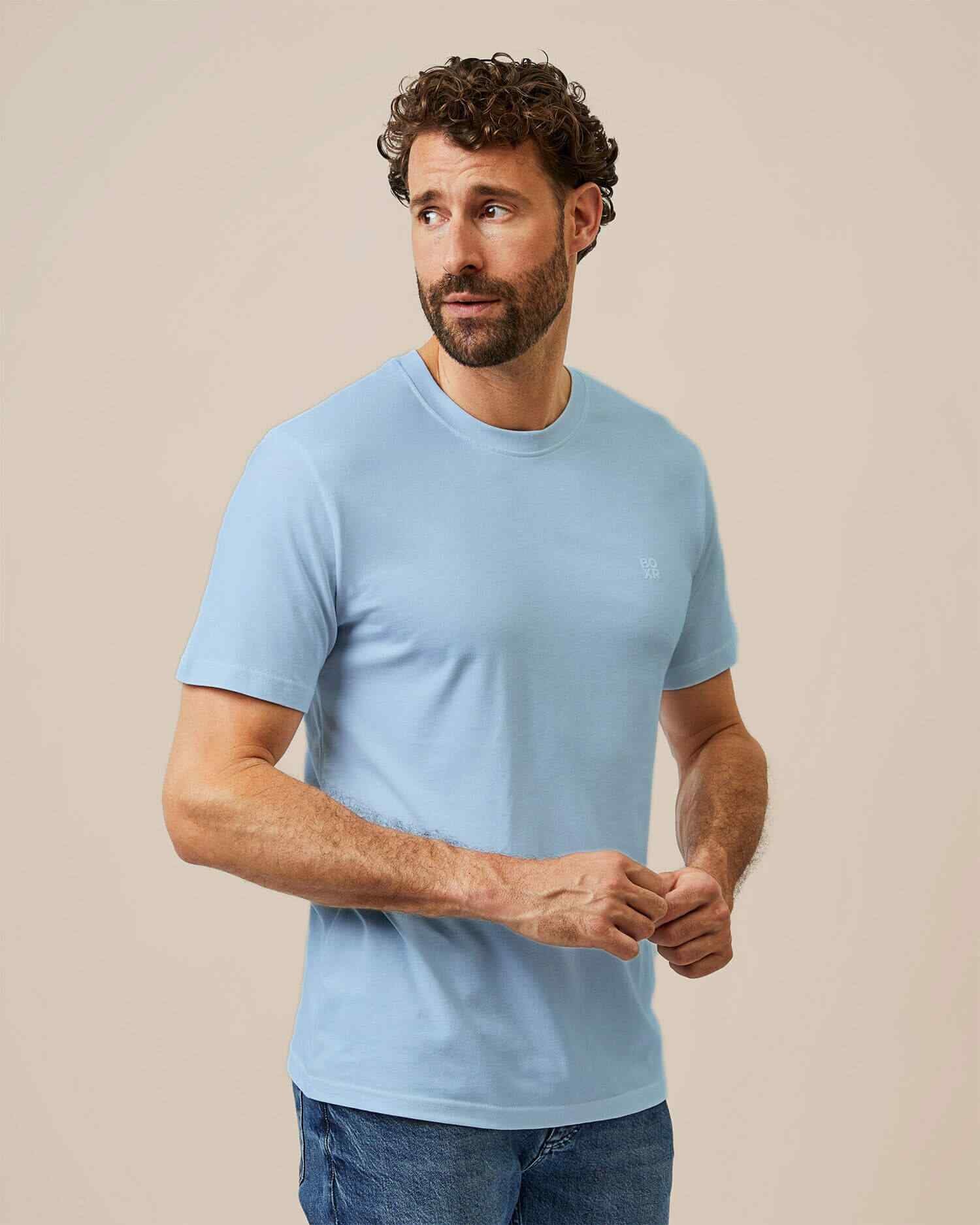 BOXR | Camisetas Casuales de Bambú -  Pack de 3 - Multicolor