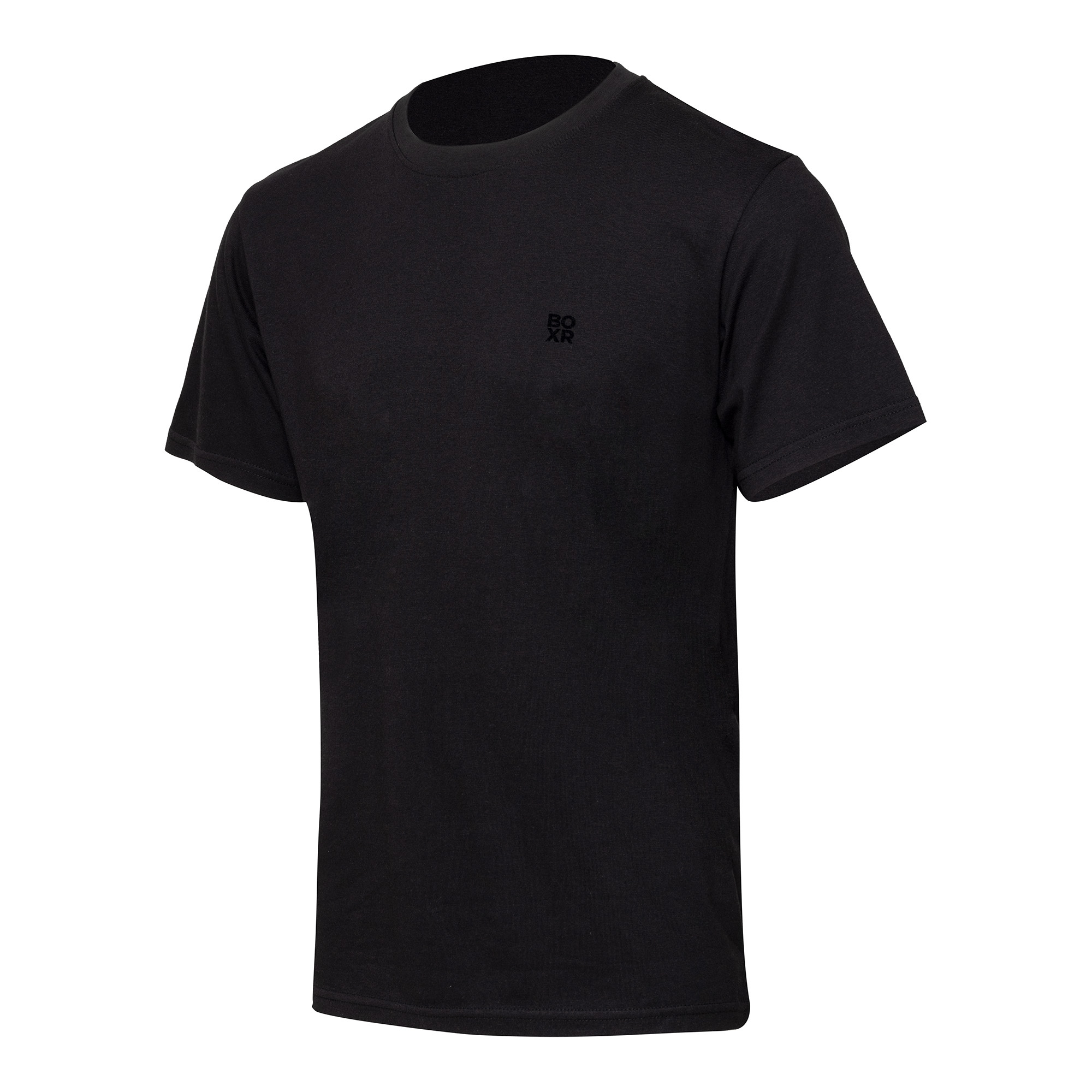 BOXR | Pack de 1 Camisetas Casuales de Bambú Negro