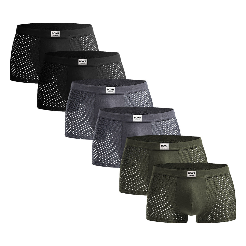 BOXR | Boxers De Bambú - Pack de 6 - Vibras del Bosque