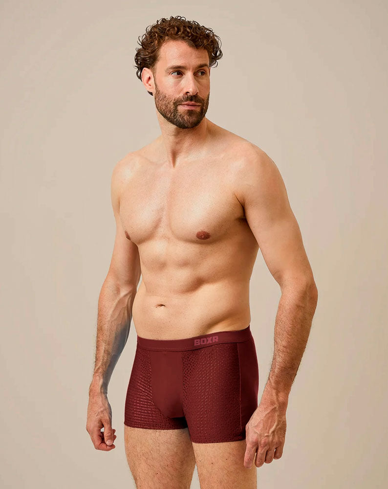 BOXR | Boxers De Bambú 2.0 - Pack de 9 - Rojo