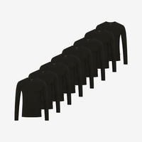 Camisetas interiores de manga larga de Bambú pack de 8