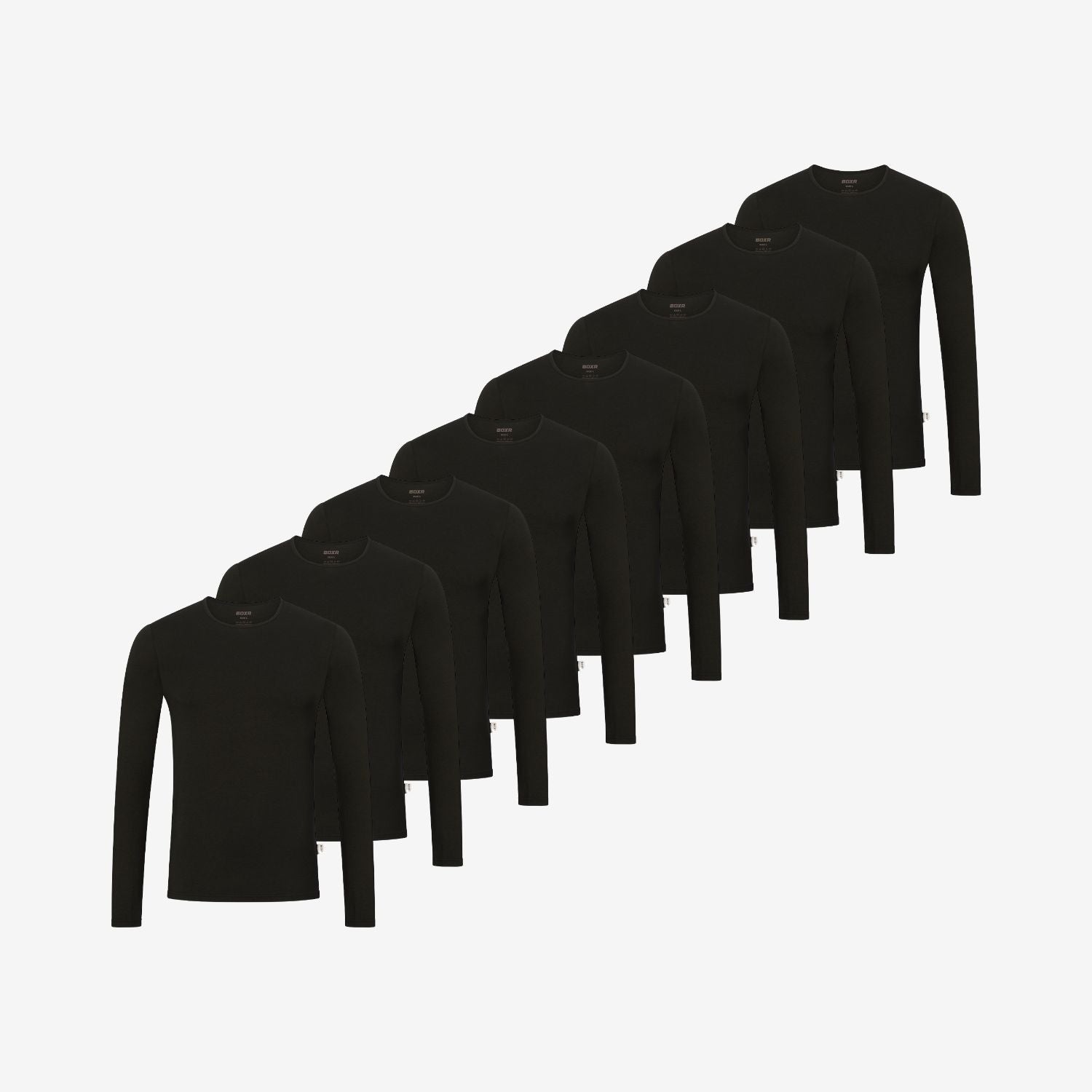 Camisetas interiores de manga larga de Bambú pack de 8