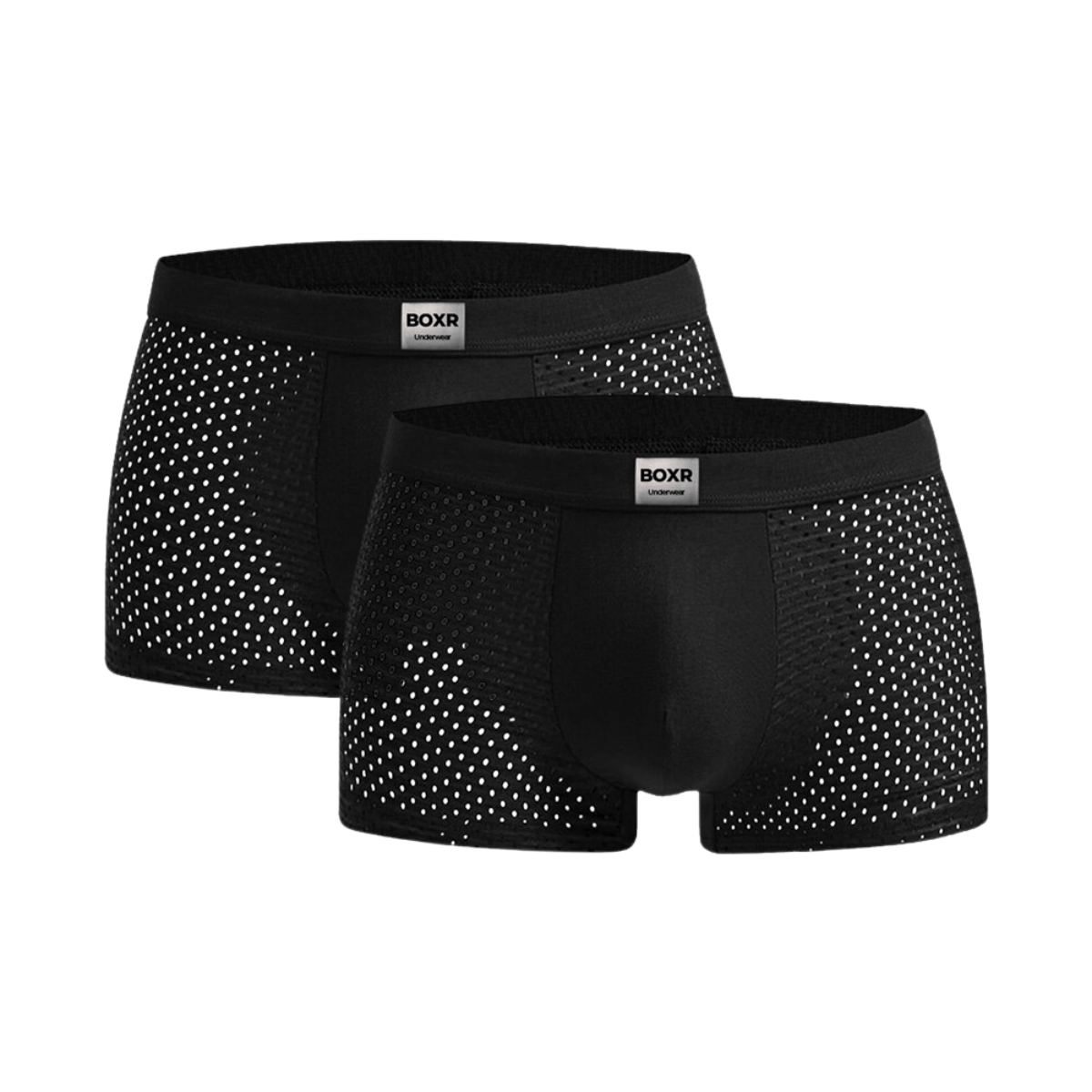 BOXR | Boxers De Bambú - Pack de 2 - Negro