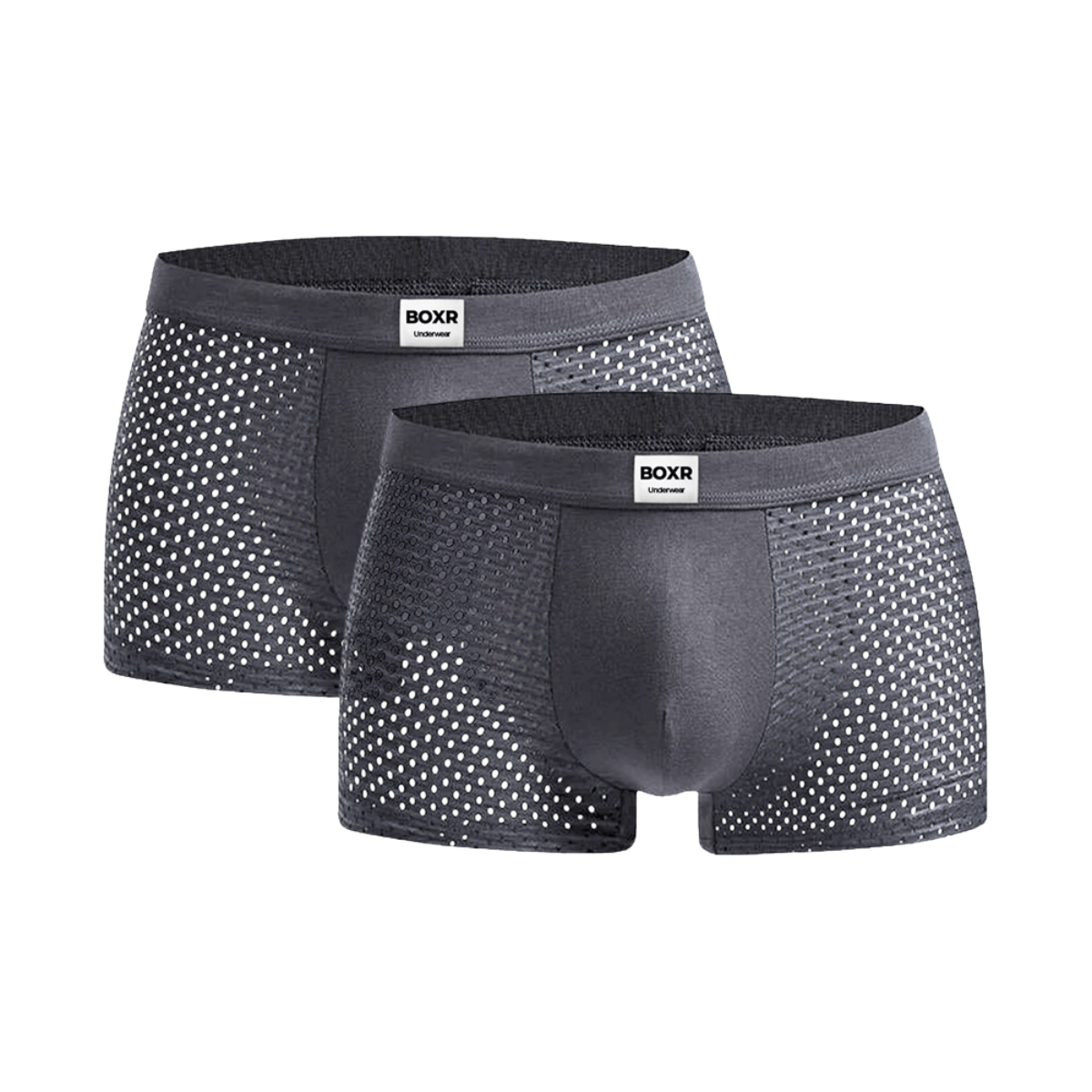 BOXR | Boxers De Bambú - Pack de 2 - Gris