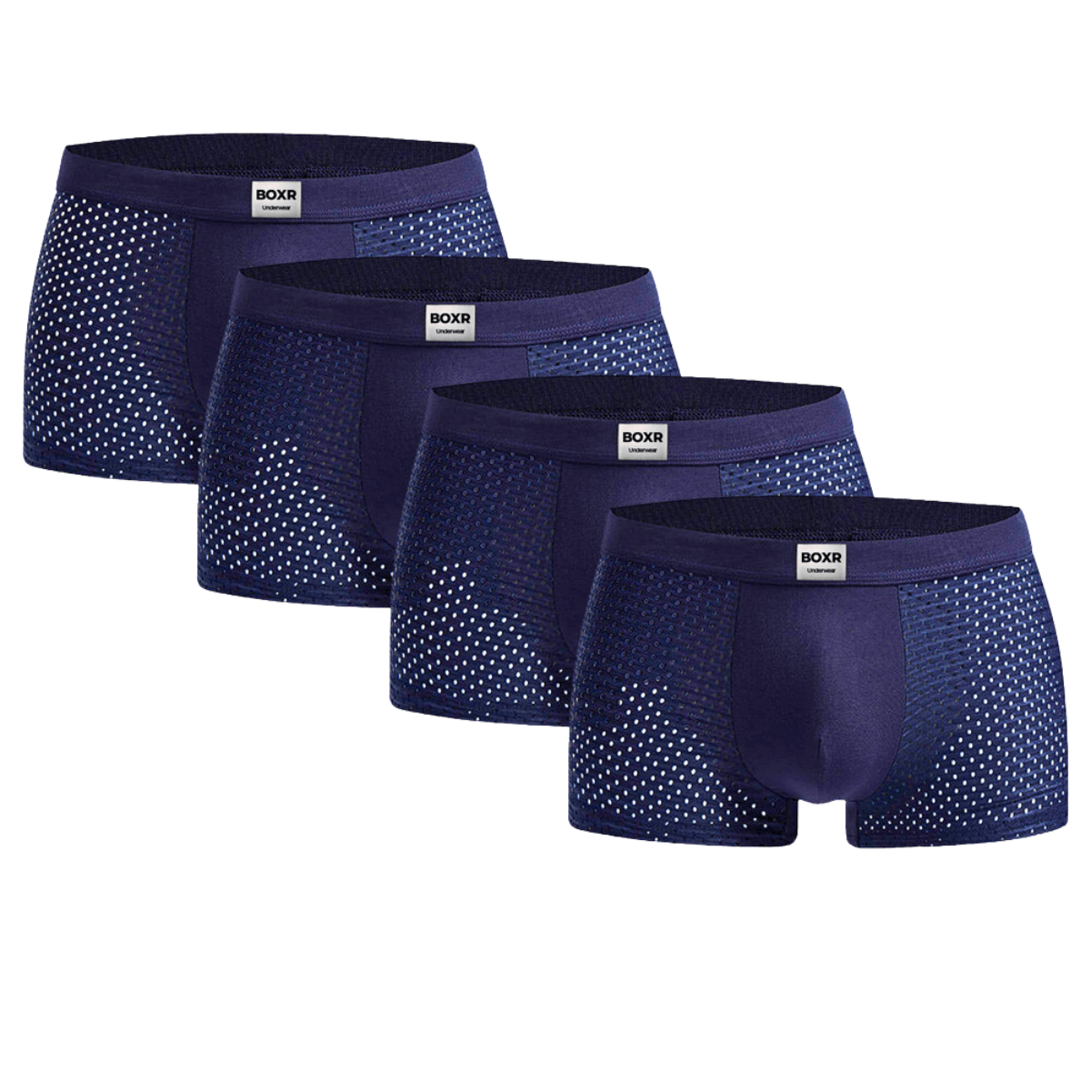 BOXR | Boxers De Bambú - Pack de 4 - Azul