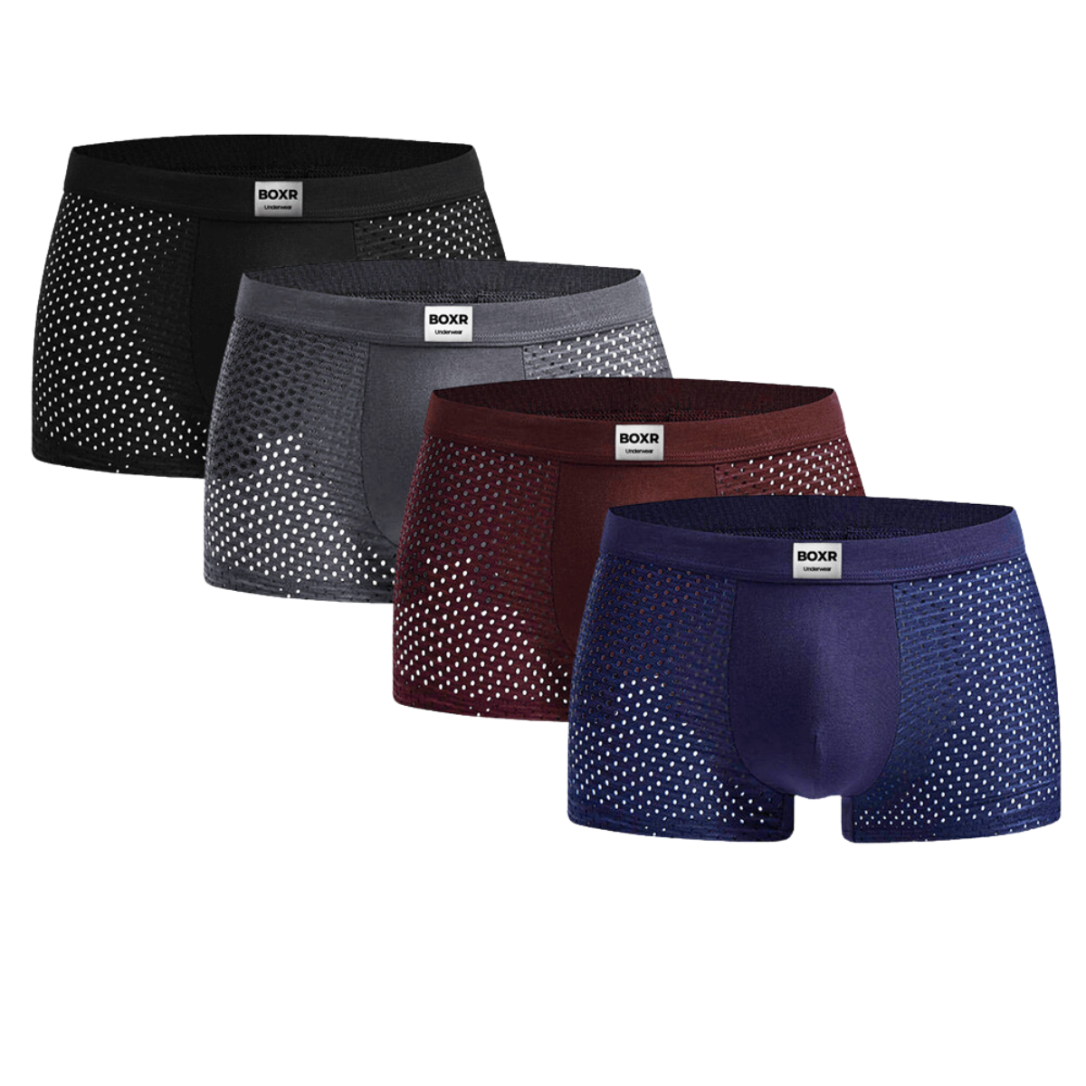 BOXR | Boxers De Bambú - Pack de 4 - Multicolor