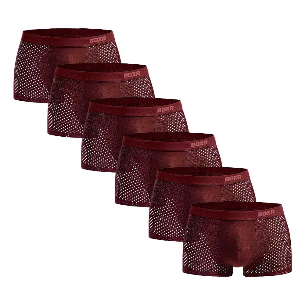 BOXR | Boxers De Bambú 2.0 - Pack de 6 - Rojo