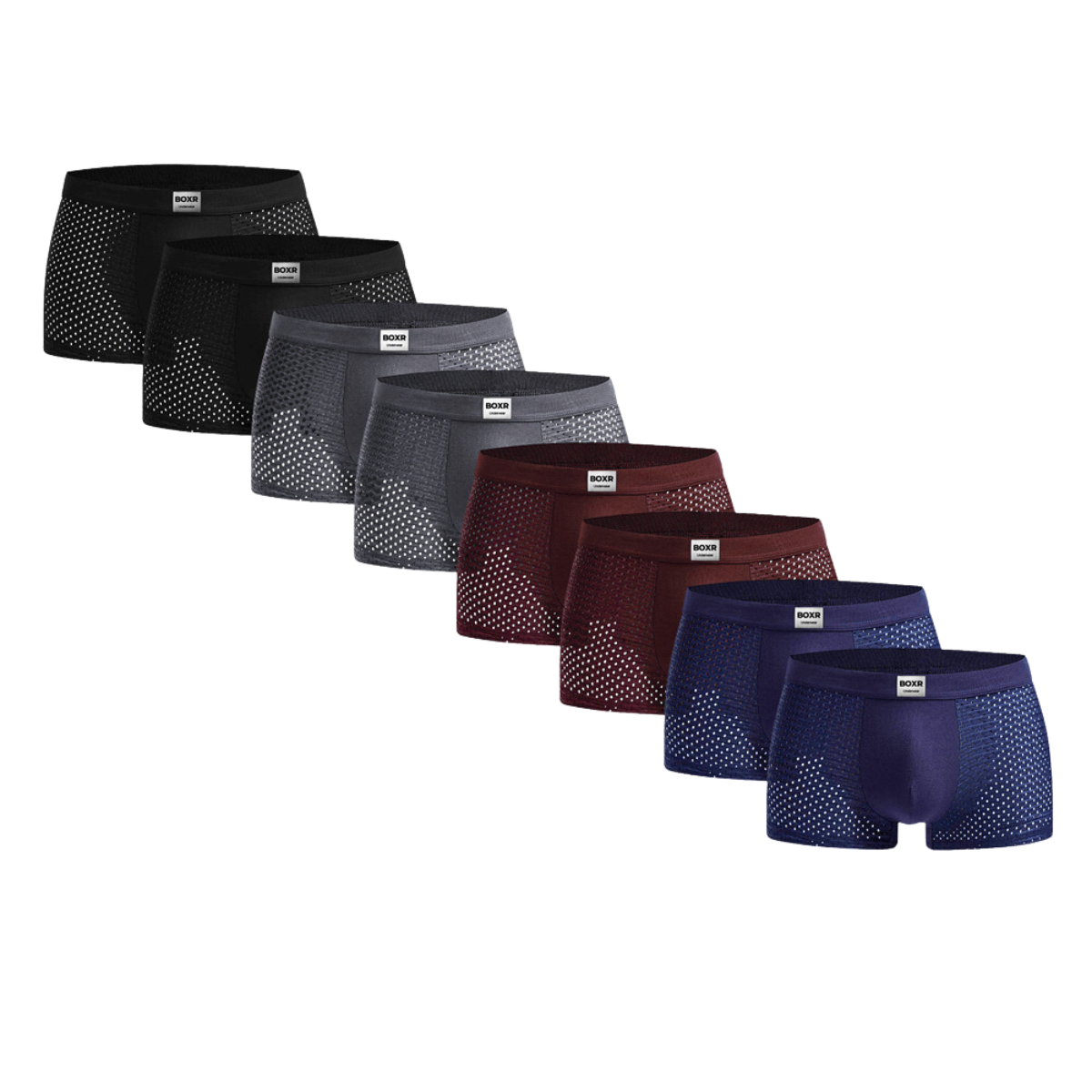 BOXR | Boxers De Bambú - Pack de 8 - Multicolor