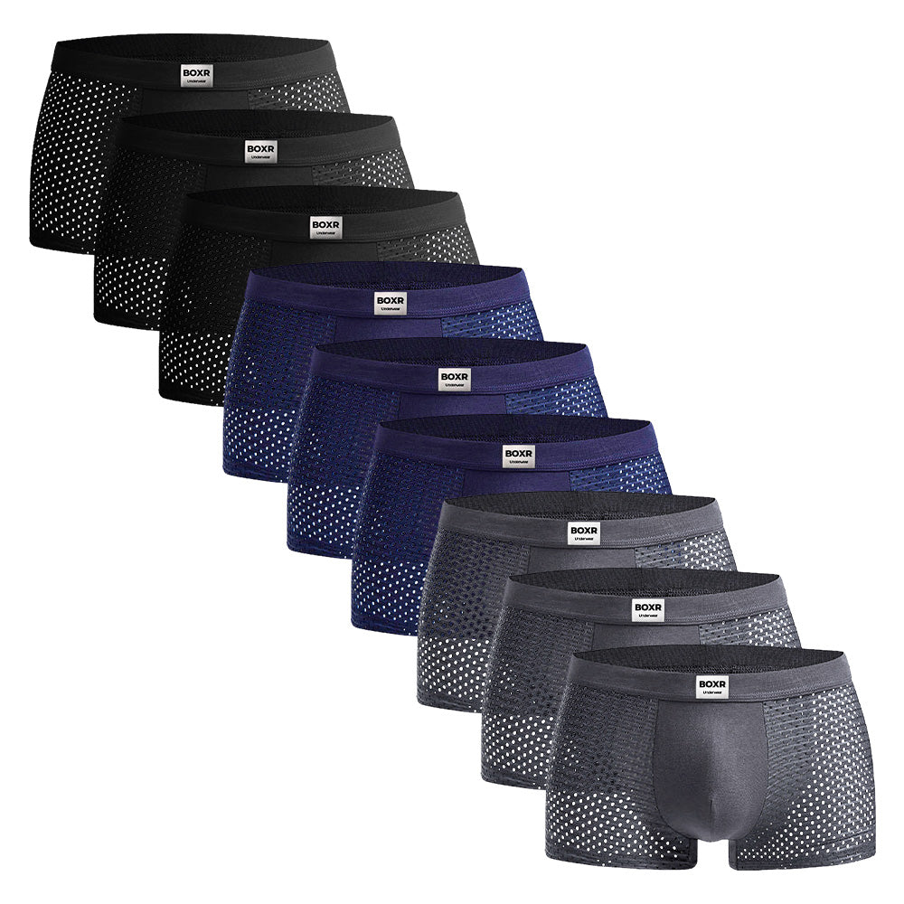 BOXR | Boxers De Bambú - Pack de 9 - Originales