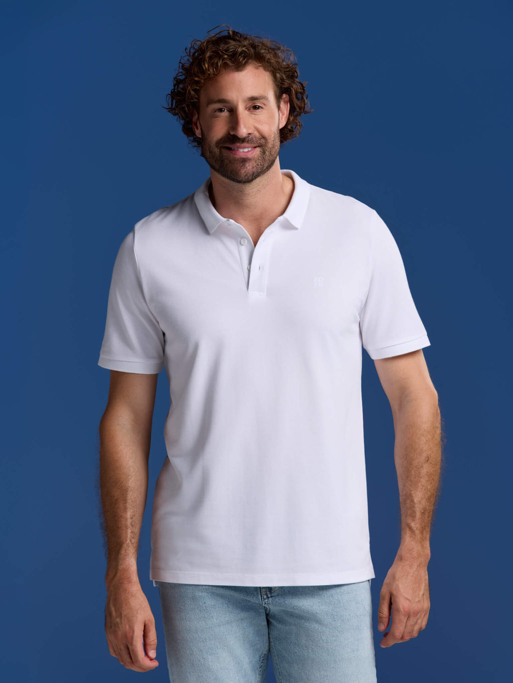 Blanco, azul claro/blanco