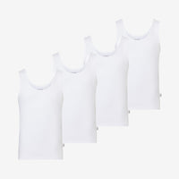 Camisetas interiores de Bambú pack de 4