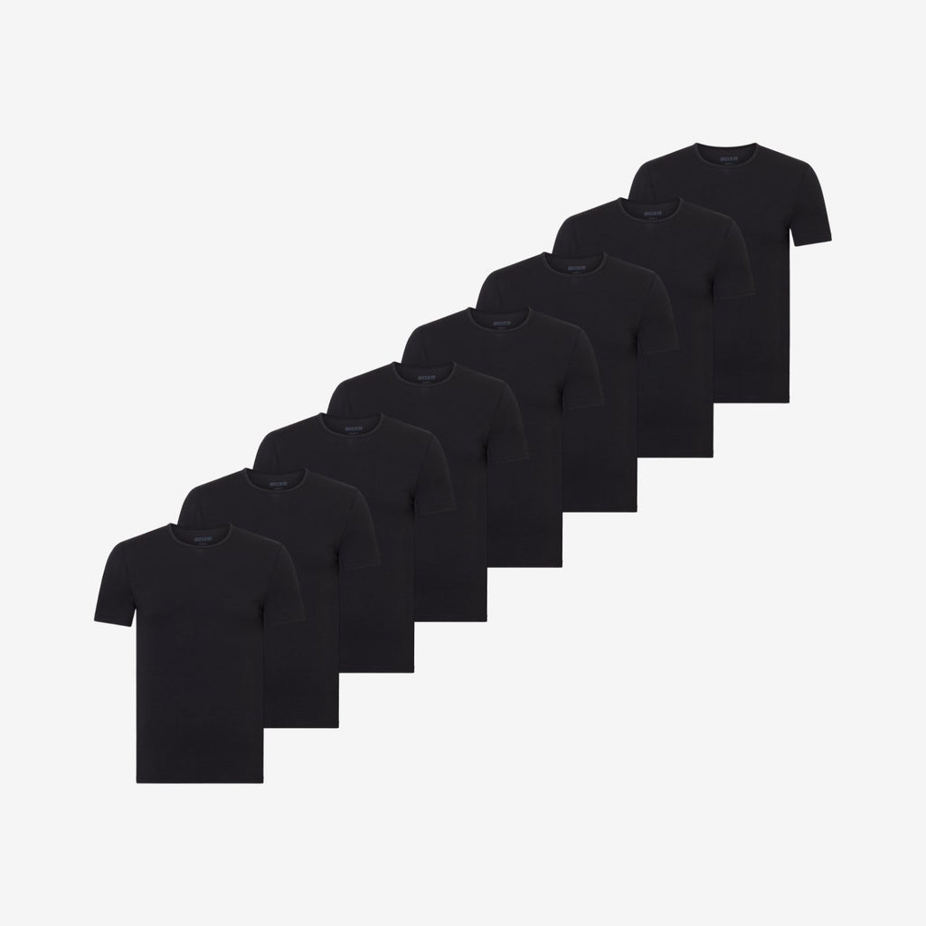 Camisetas interiores de Bambú cuello redondo pack de 8