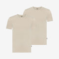 Camisetas interiores de Bambú cuello redondo pack de 2