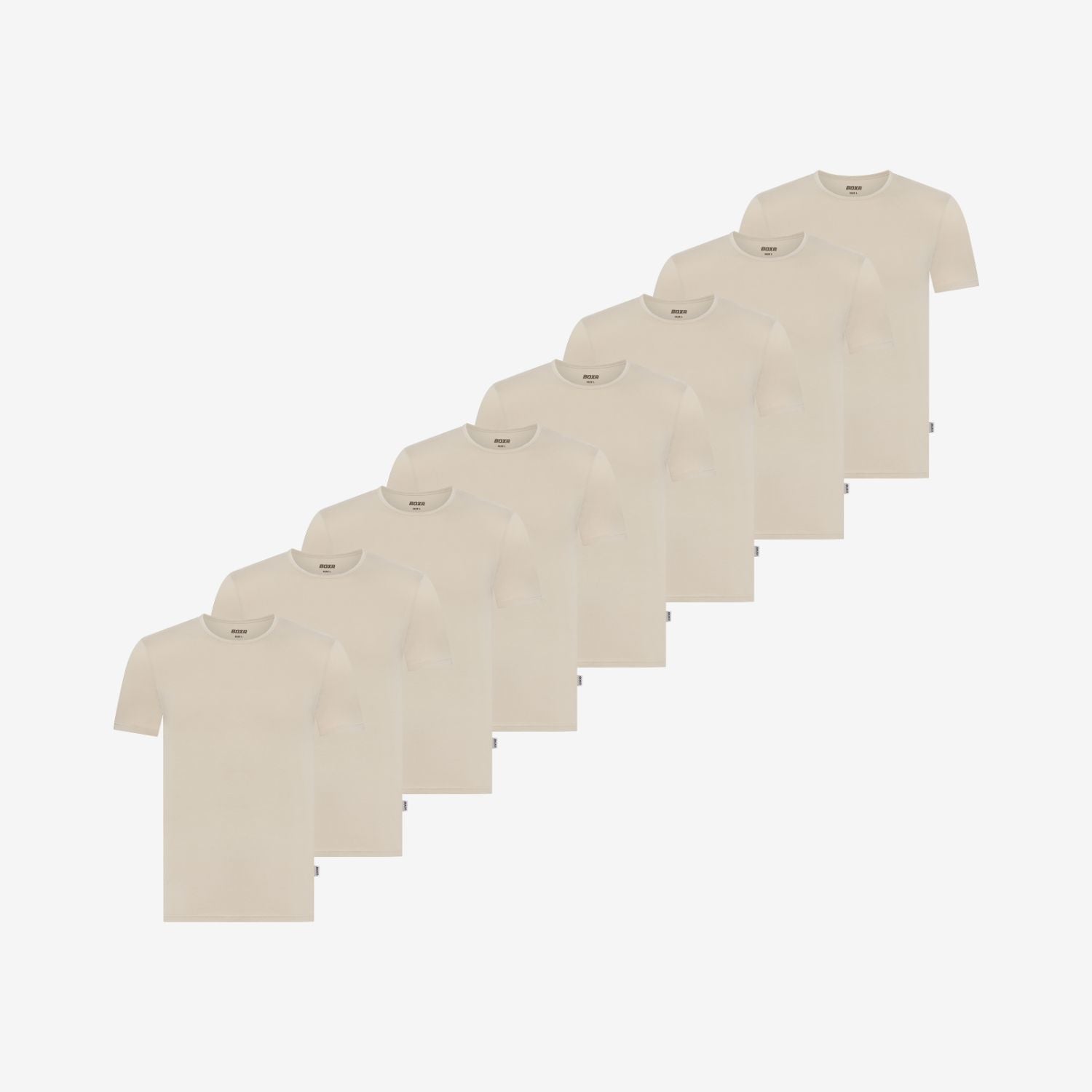 Camisetas interiores de Bambú cuello redondo pack de 8