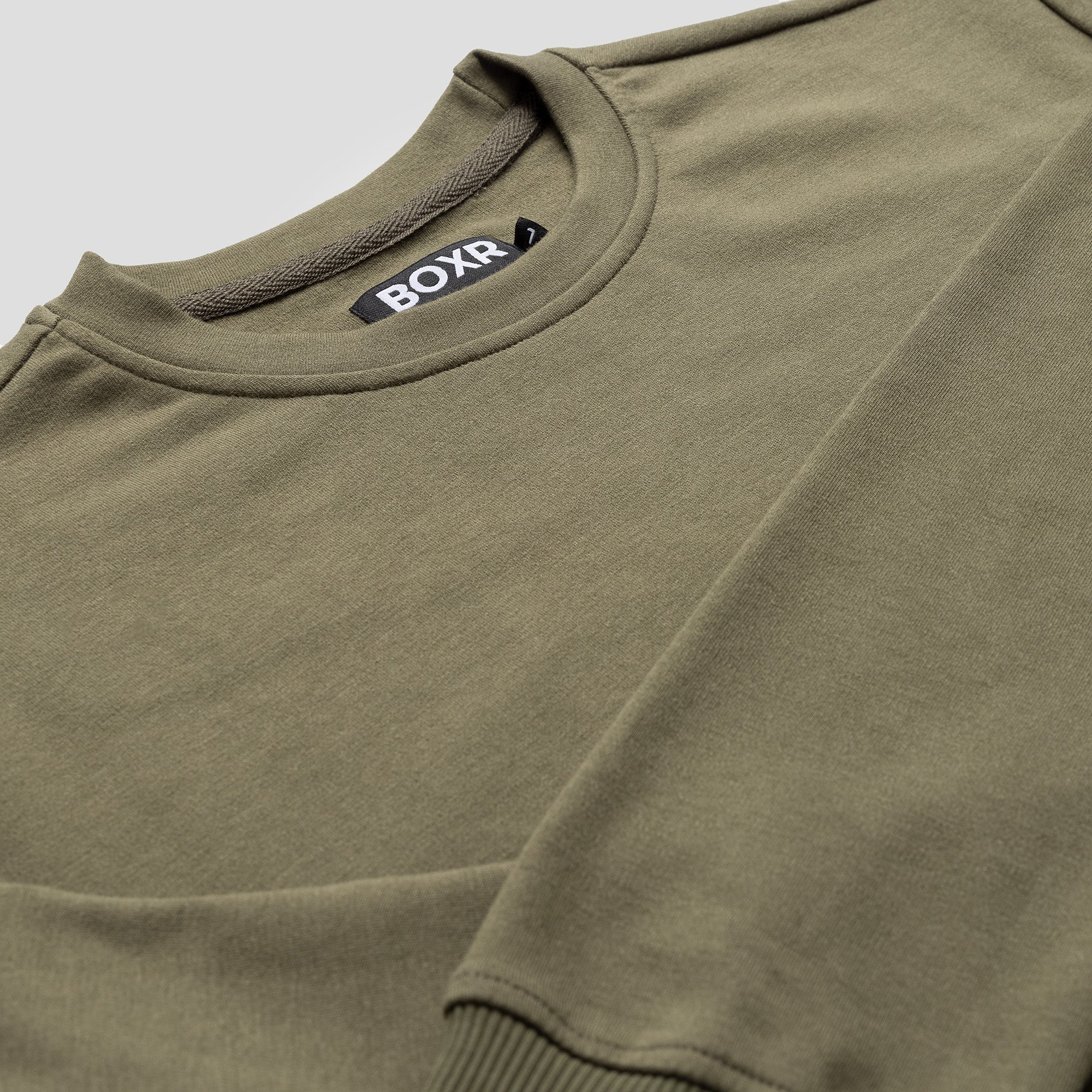 BOXR | Jersey de Cuello Redondo - Verde Oliva