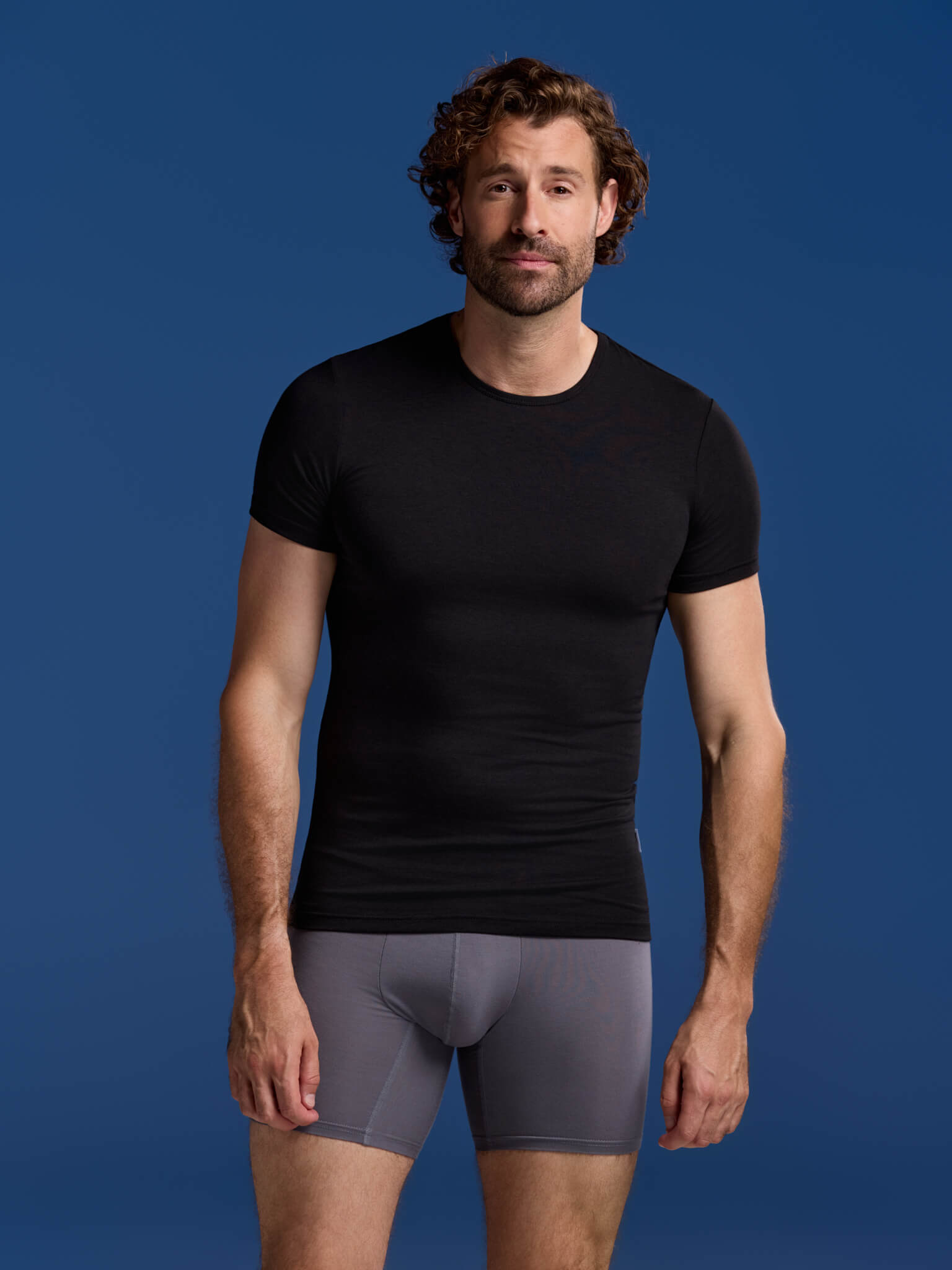 BOXR | Camiseta De Bambú - Pack de 2 - Negro