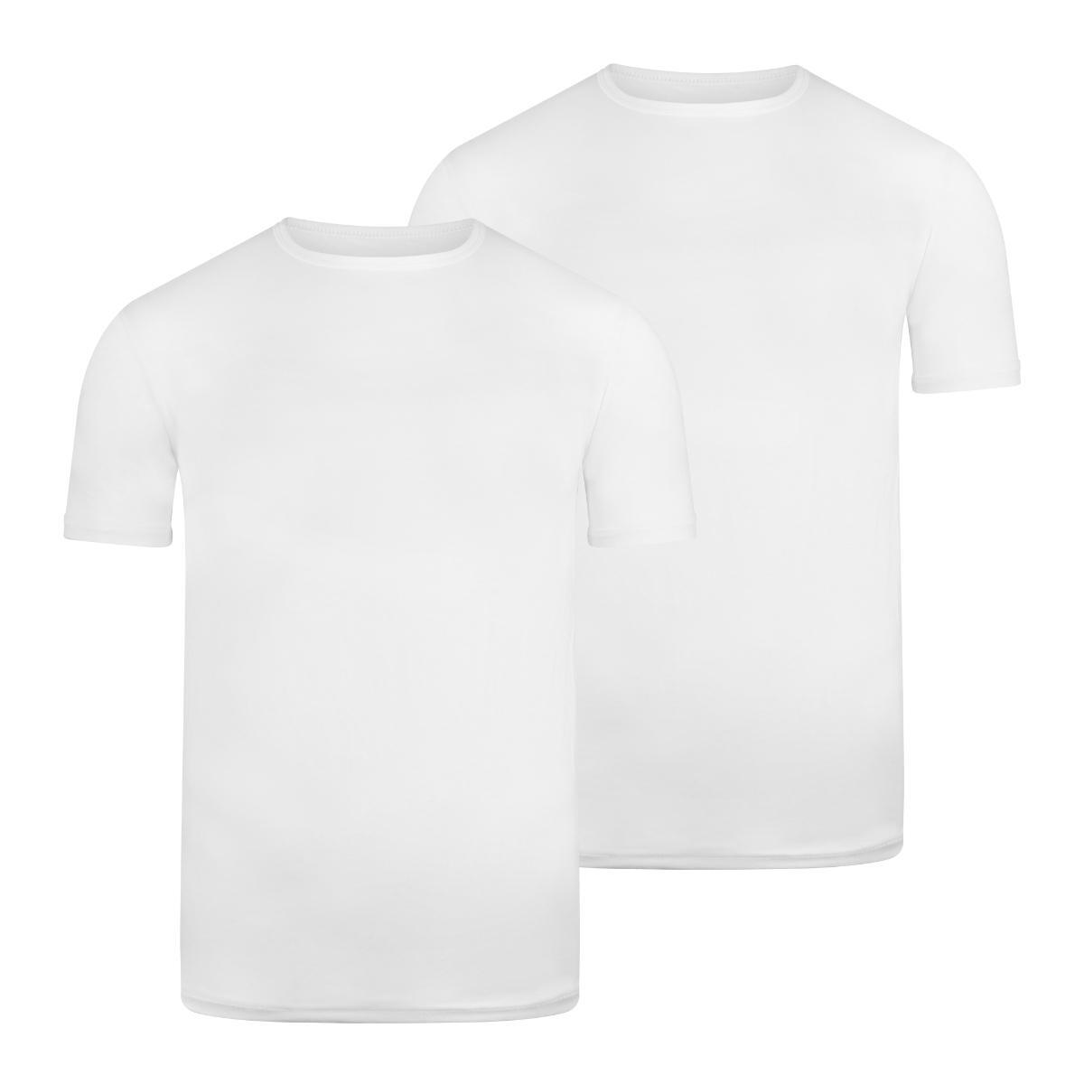 BOXR | Camiseta De Bambú - Pack de 2 - Blanco