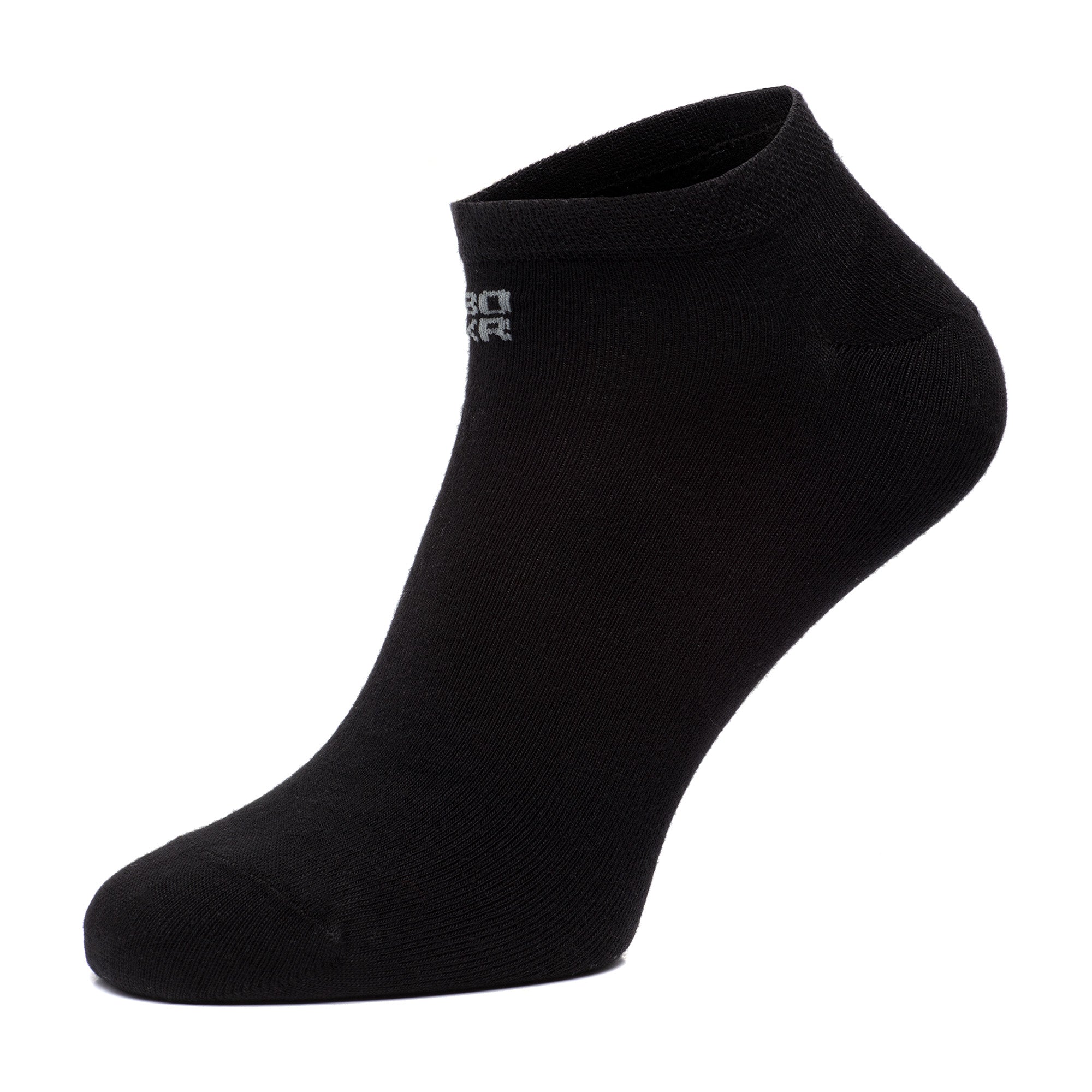 BOXR | Calcetines Tobilleros De Bambú - Pack de 2 - Negro